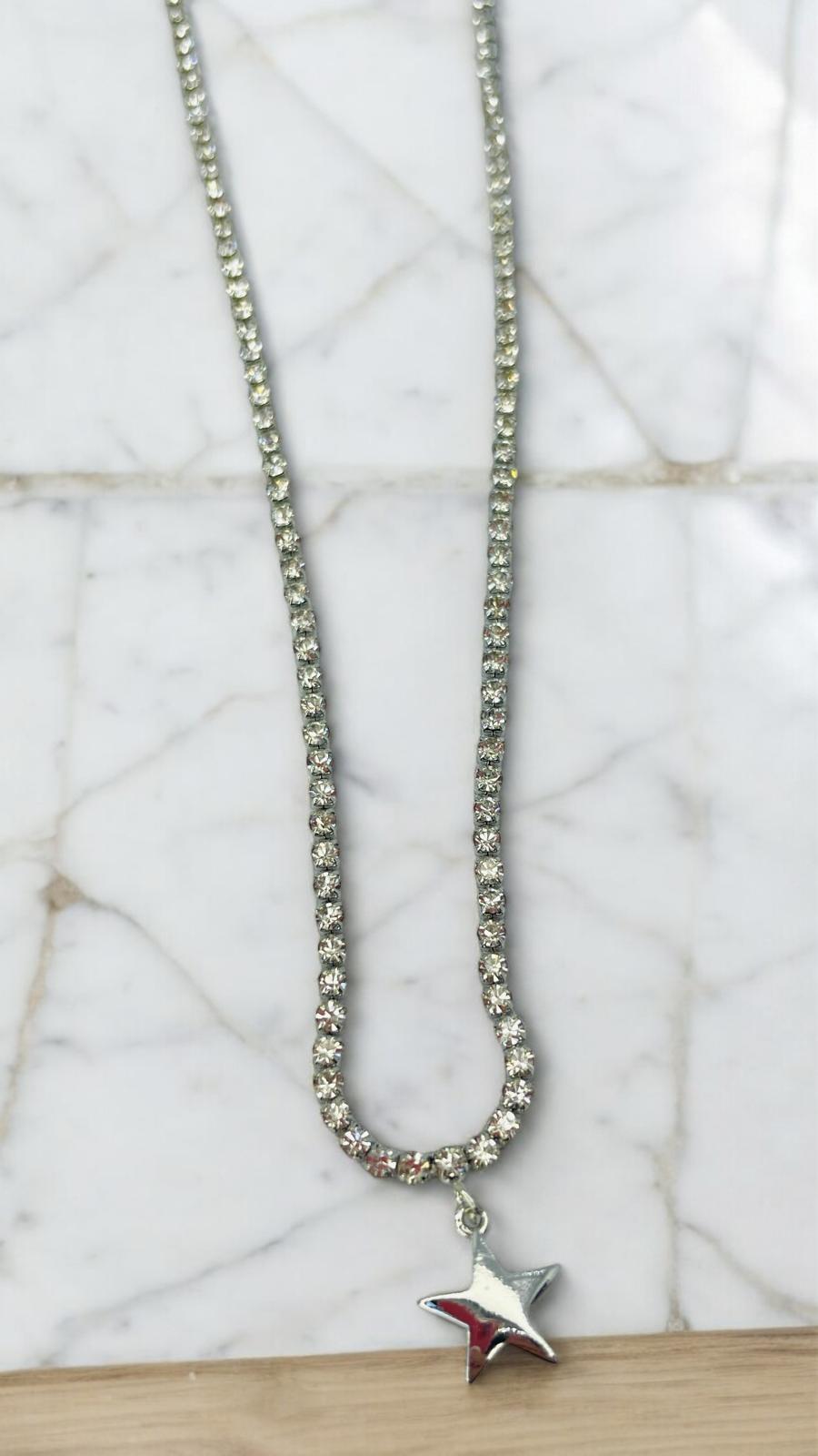 Yıldız Uçlu  1 mm Suyolu Kolye