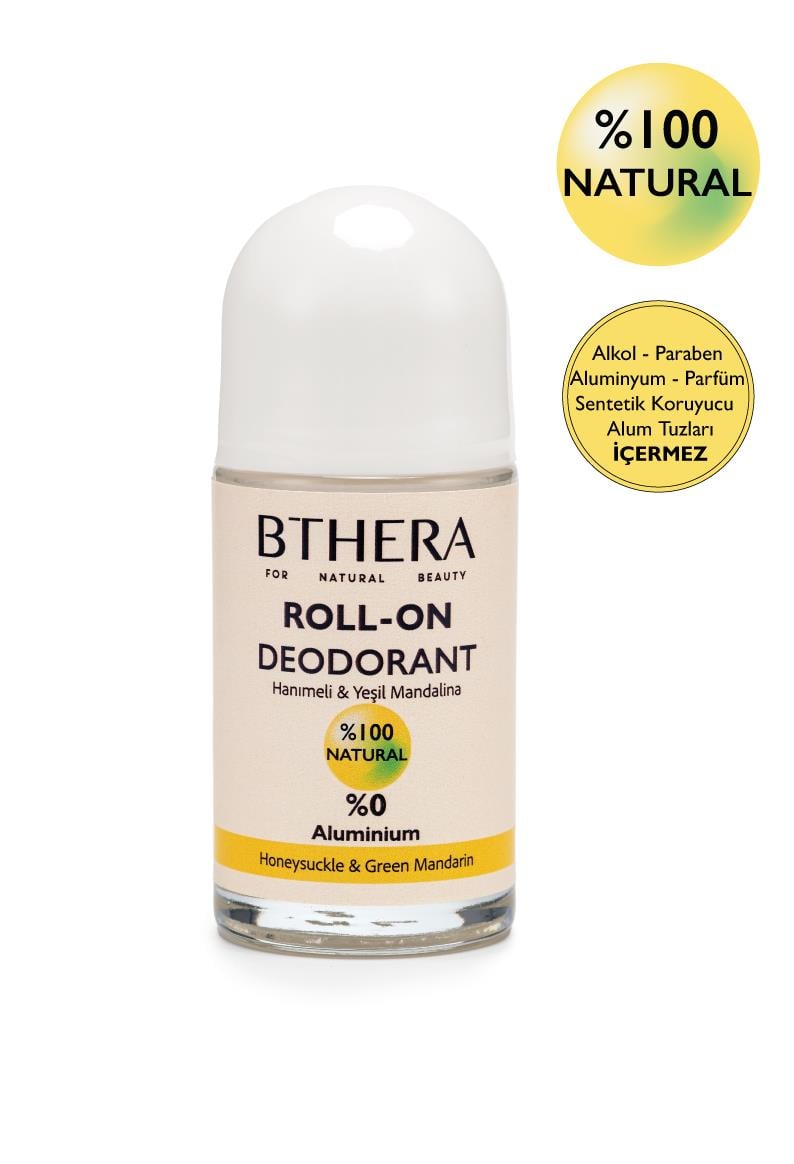 Doğal Roll-on Deodorant Hanımeli & Yeşil Mandalina