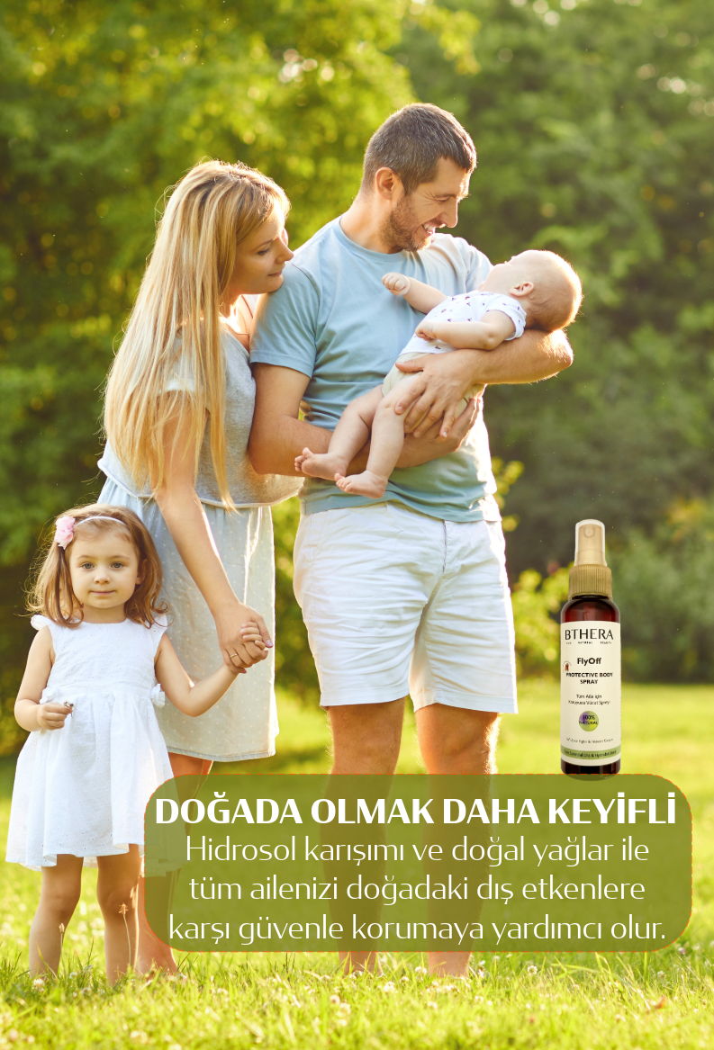 FlyOff Doğal Koruyucu Vücut Spreyi