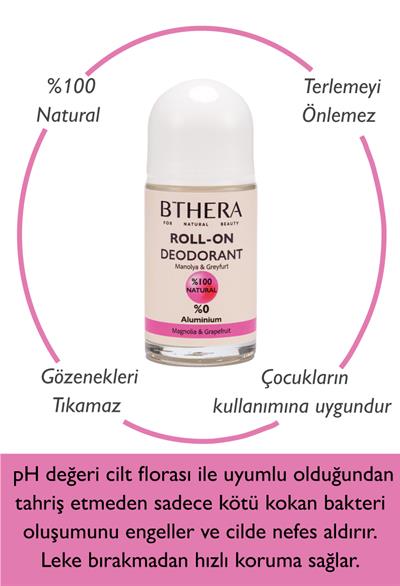 Doğal Roll-on Deodorant Manolya & Greyfurt