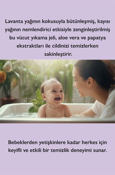 Nemlendiricili Vücut Yıkama Jeli Lavanta