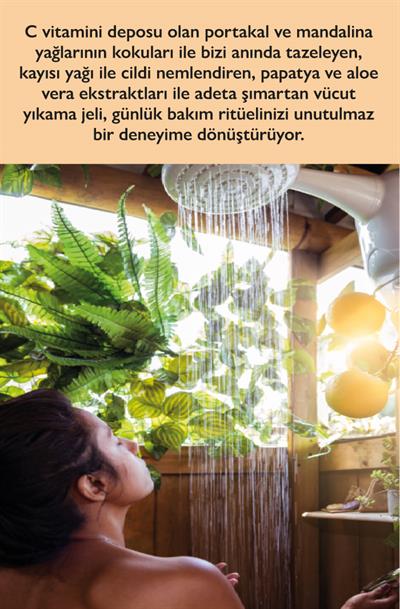 Nemlendiricili Vücut Yıkama Jeli Mandalina & Portakal