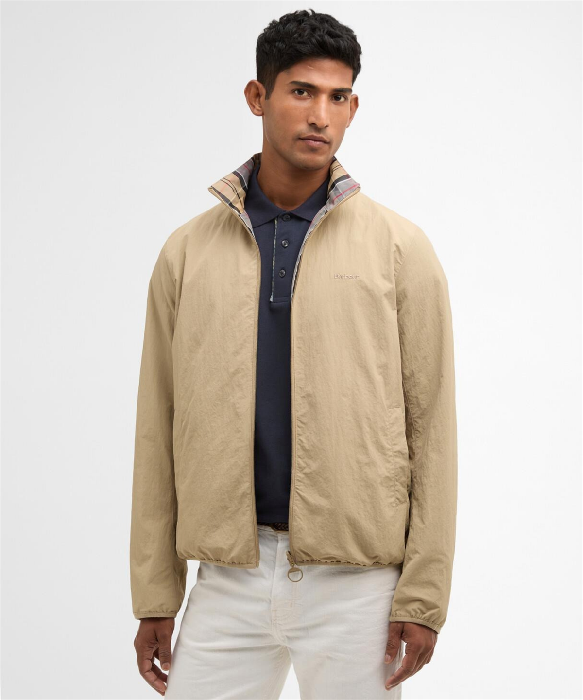 Barbour Reversible Korbel Showerproof Ceket ST71 Washed Stone