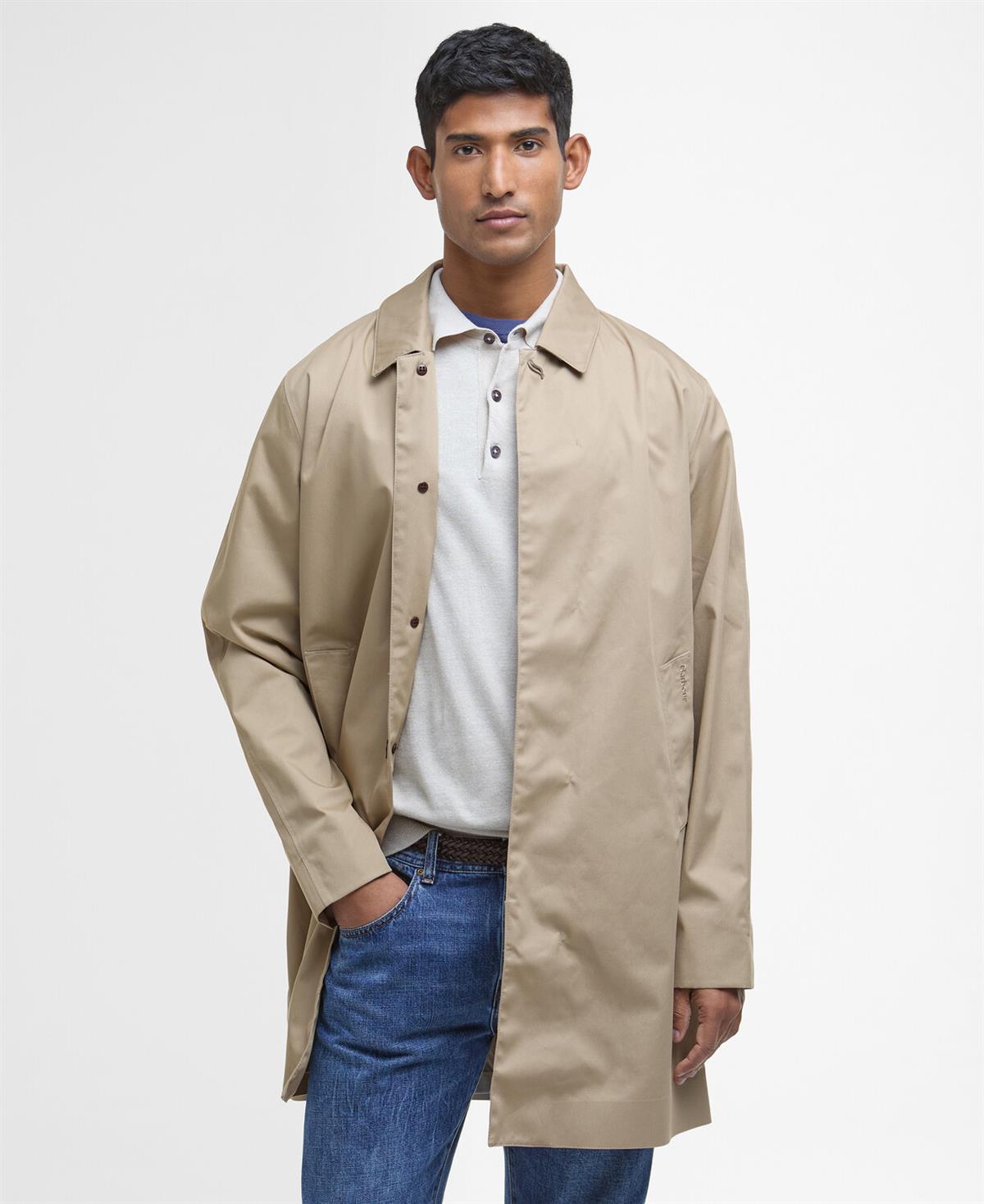 Barbour Rokig Lightweight Waterproof Ceket ST71 Washed Stone