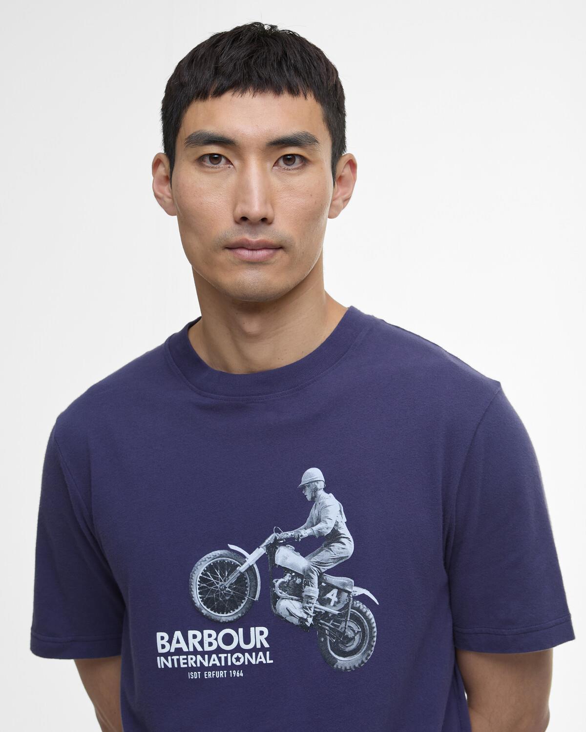 B.Intl Jump Archive Graphic T-Shirt BU78 Midnight Blue