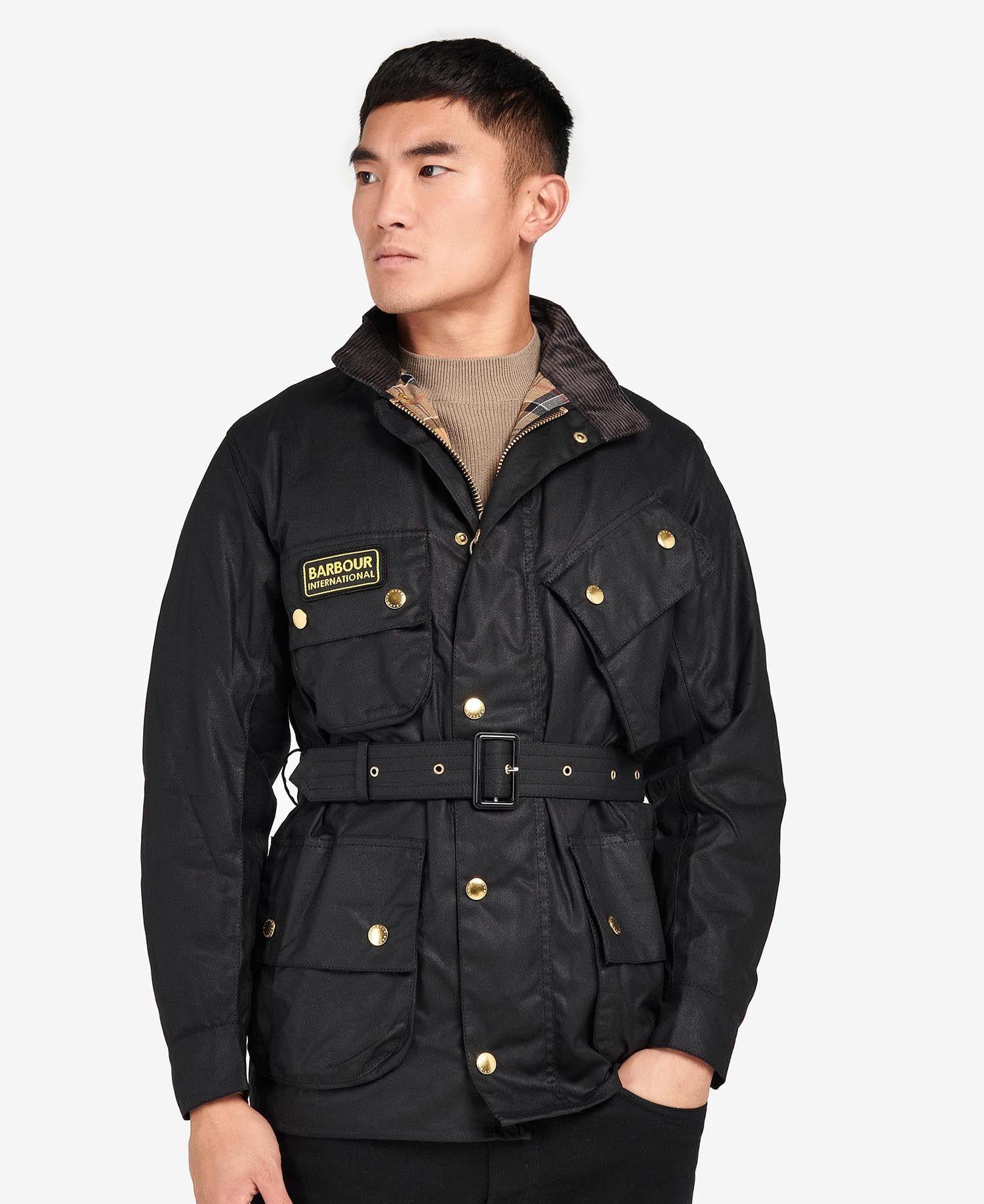 B.Int. International Yağlı Ceket BK51 Black