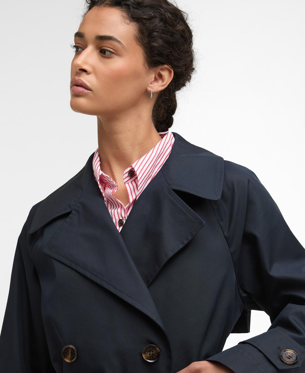 Barbour Adare Trench Showerproof Trençkot NY91 Dark Navy - Dress