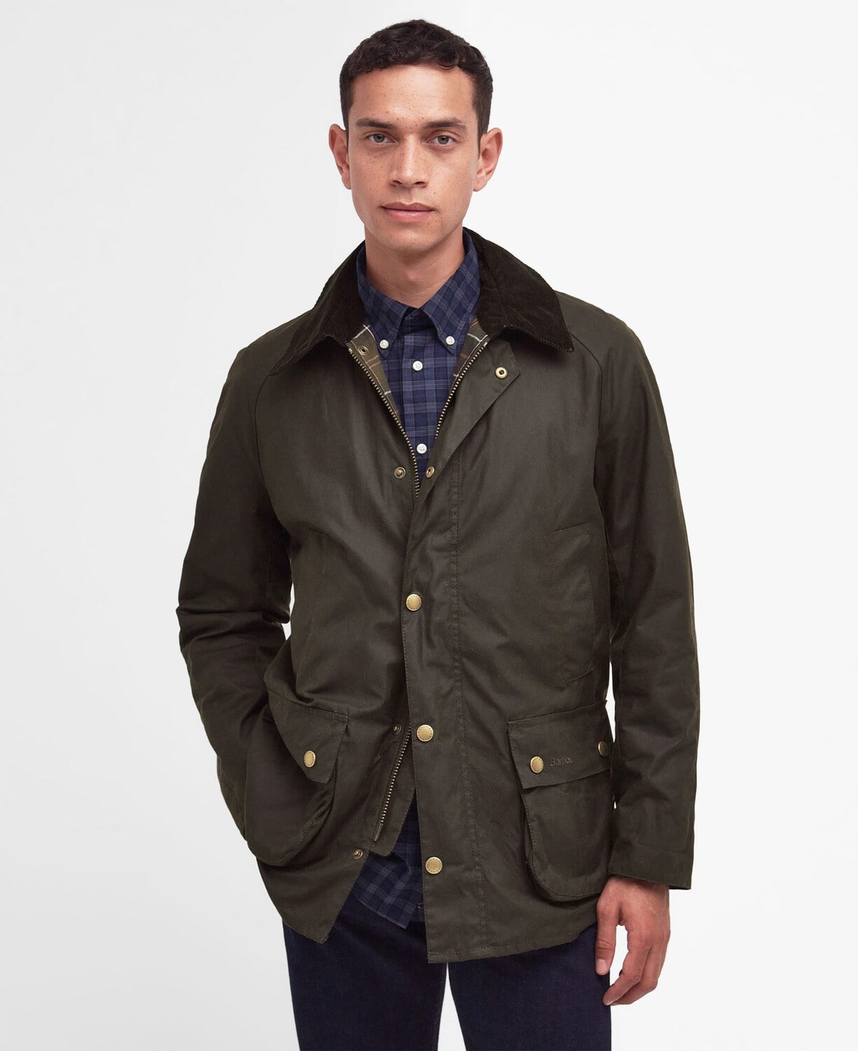 Barbour Ashby Yağlı Ceket OL71 Olive