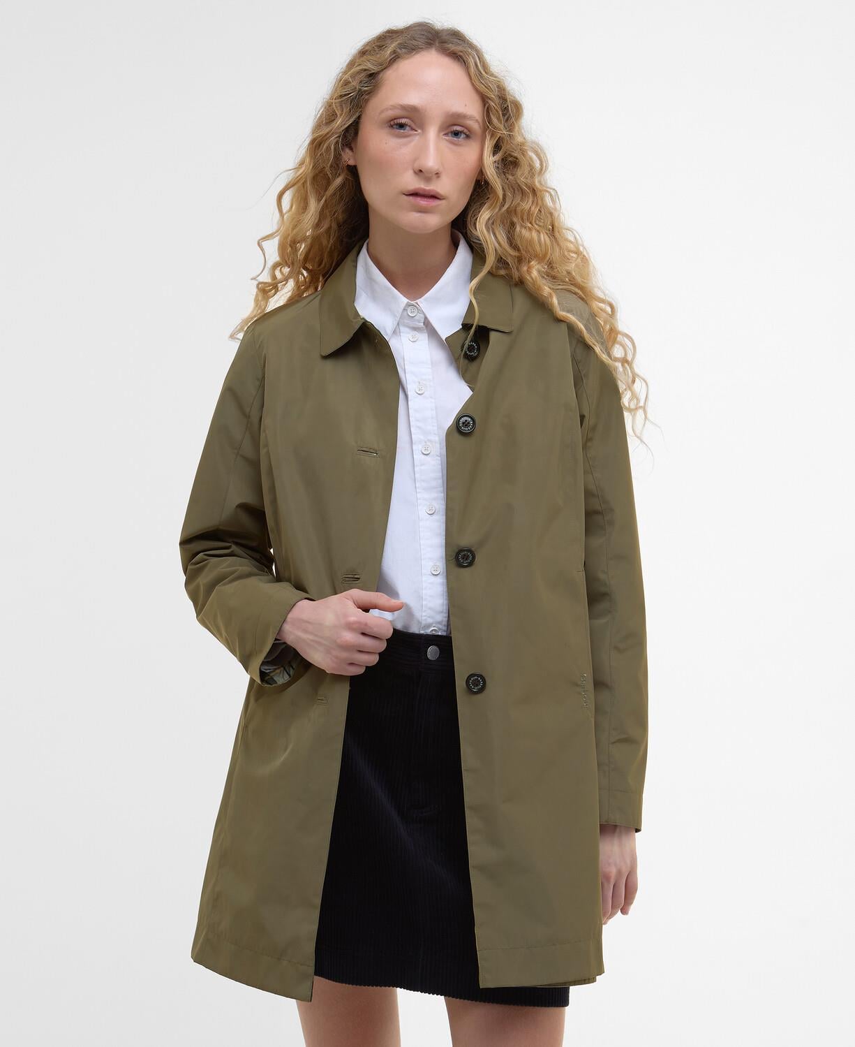 Barbour Babbity Showerproof Ceket GN32 Dusky Green-Ancient