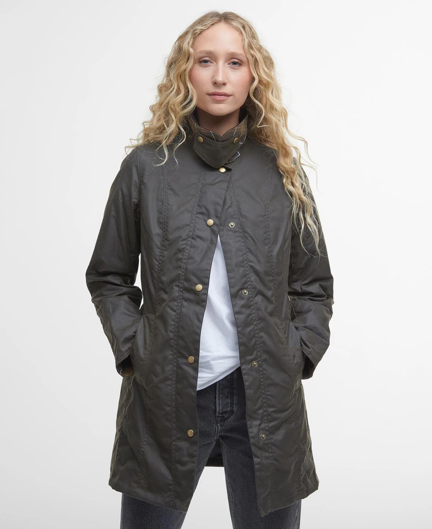 Barbour Belsay Yağlı Ceket OL71 Olive