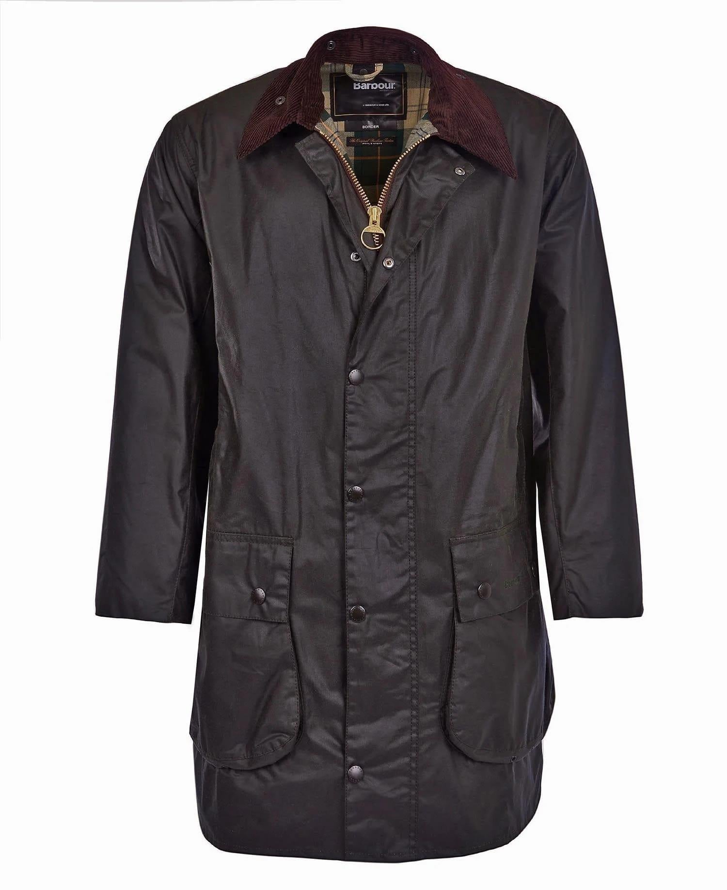 Barbour Border Yağlı Ceket SG91 Sage