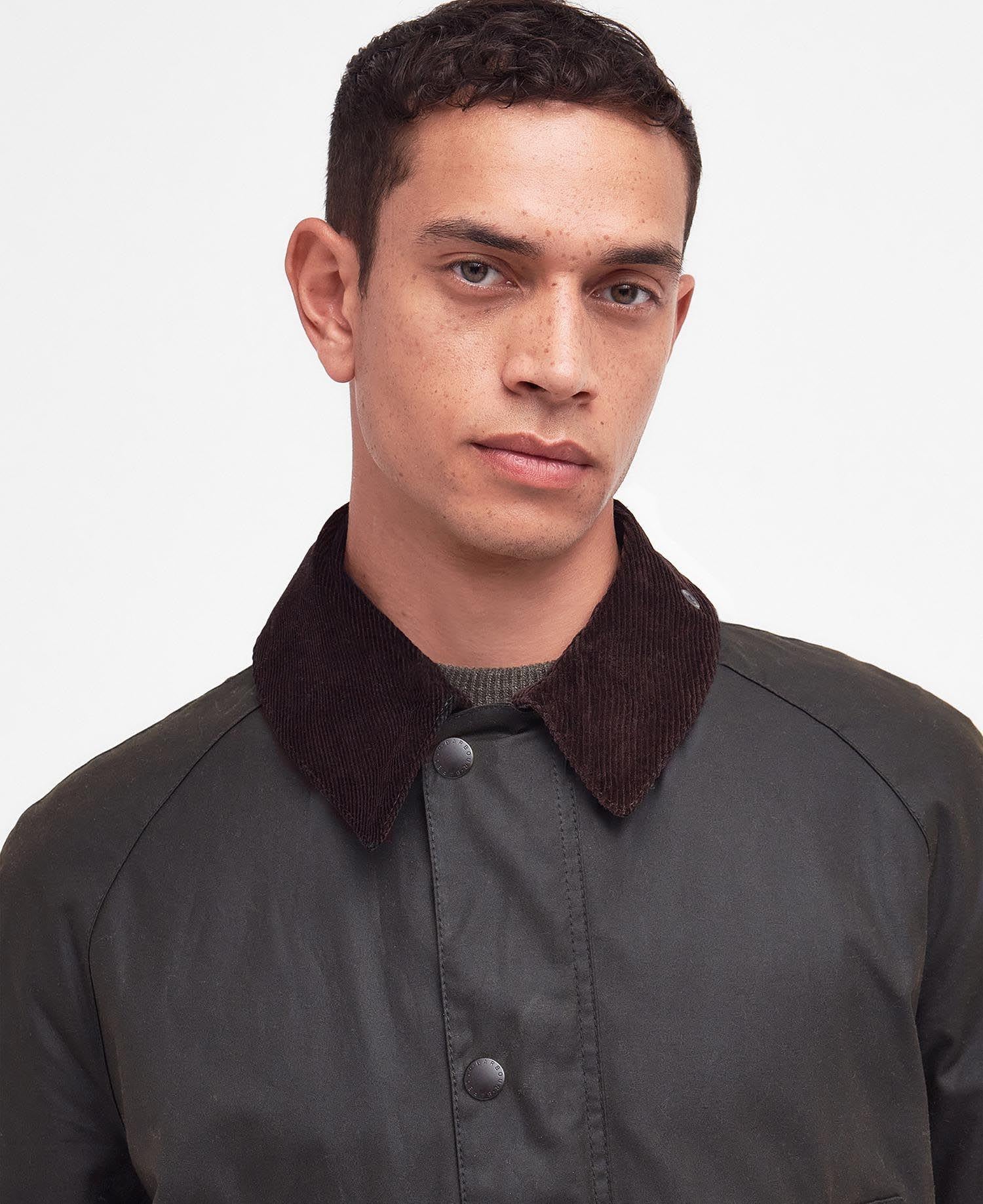 新品 BARBOUR BORDER セージ 36サイズ Barbour Border Yağlı Ceket SG91 Sage