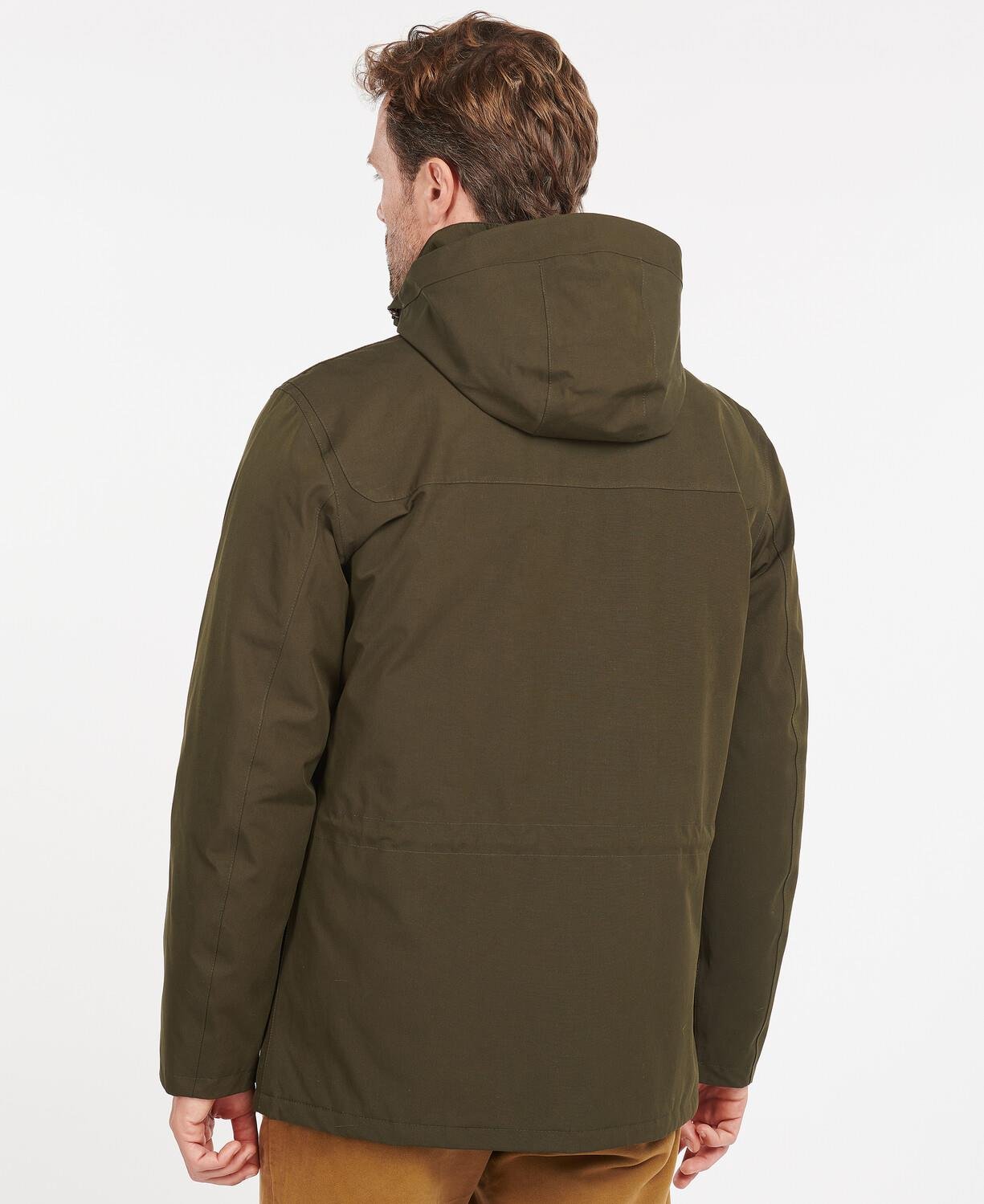 Barbour Brockstone Waterproof Ceket OL71 Dark Olive