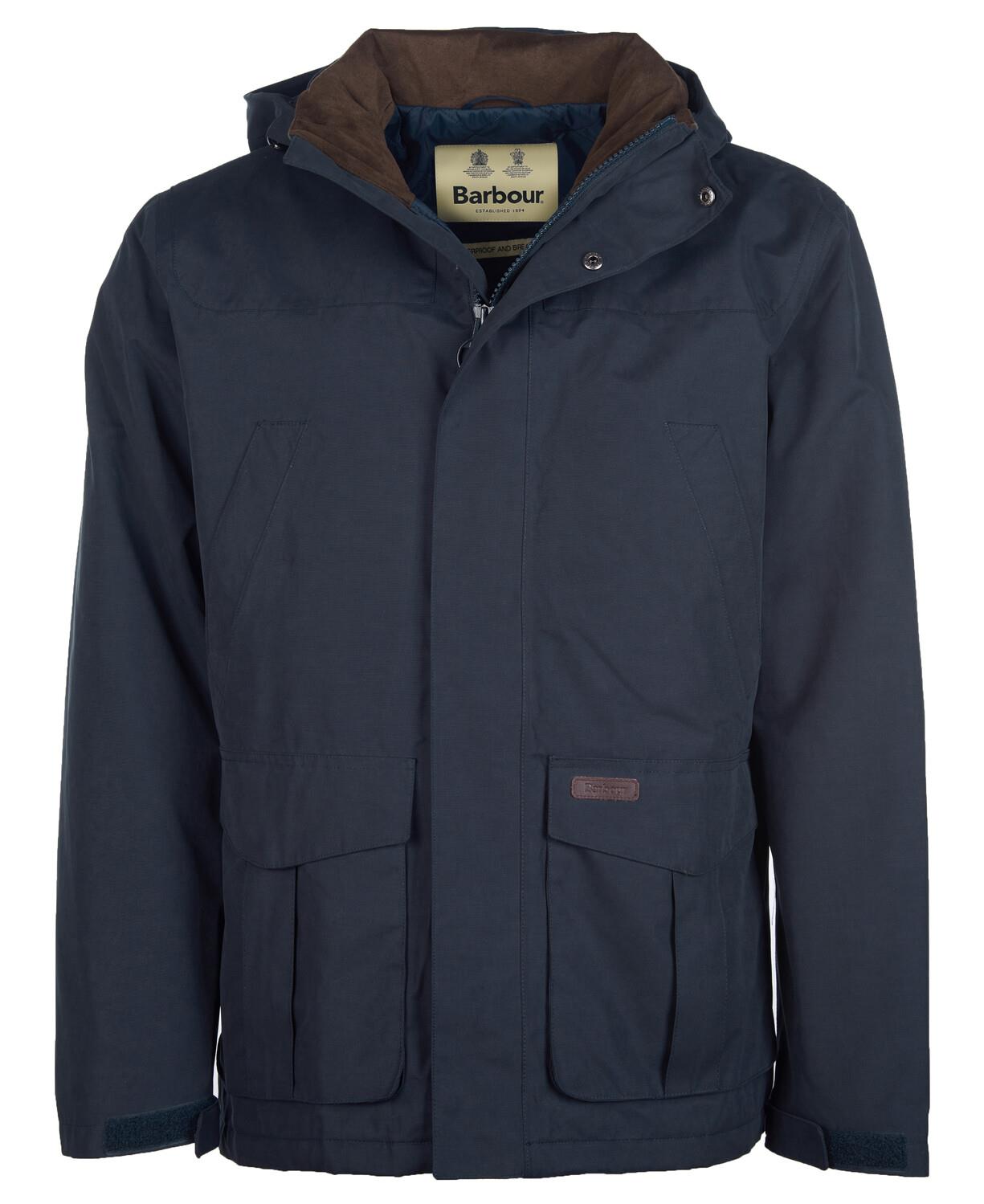 Barbour Brockstone Waterproof Ceket NY71 Navy