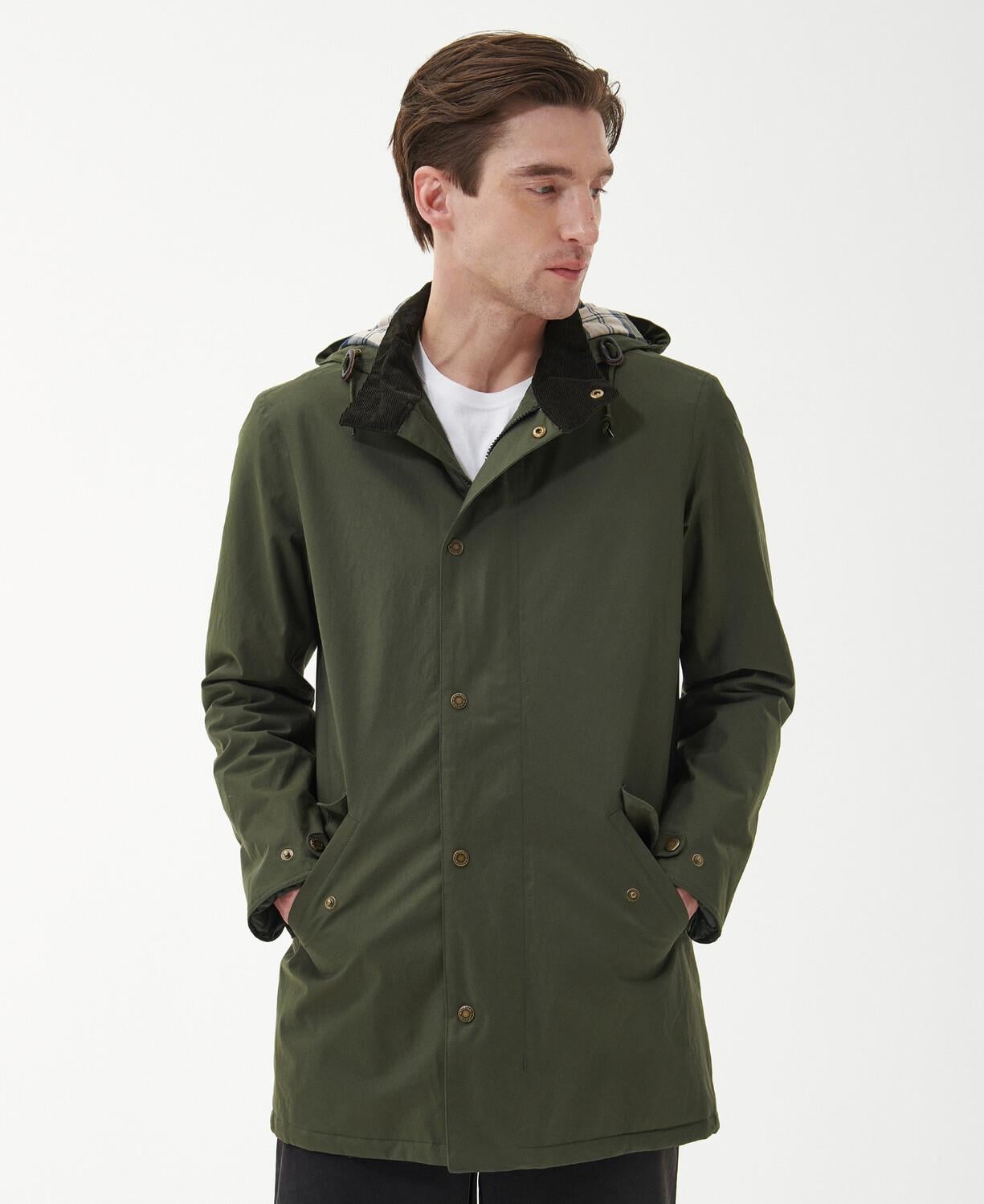 Barbour Chelsea Mac Waterproof Jacket OL51 Olive-Forest Mist