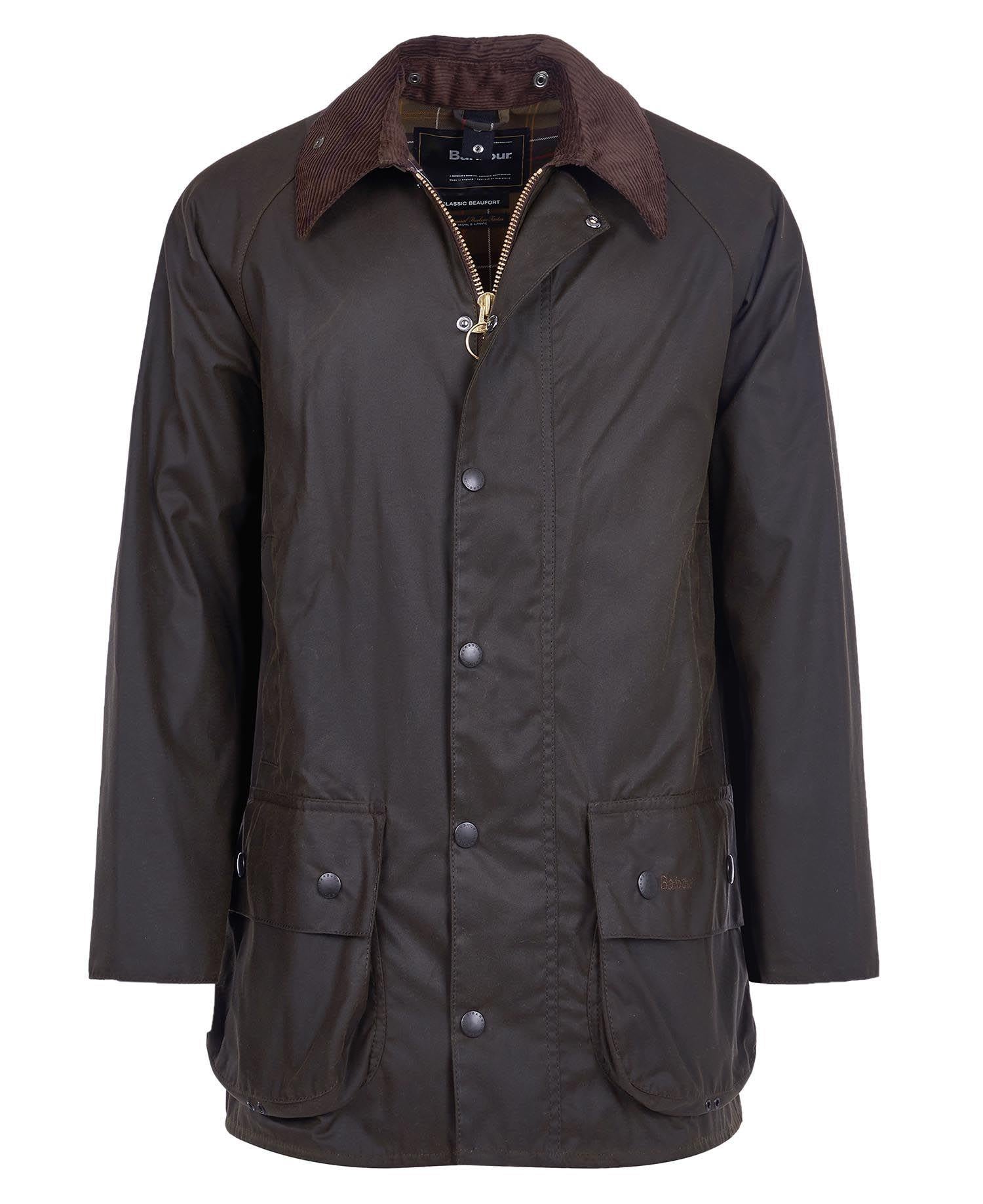 Barbour Beaufort セージ　38 Barbour Classic Beaufort Yağlı Ceket OL71 Olive