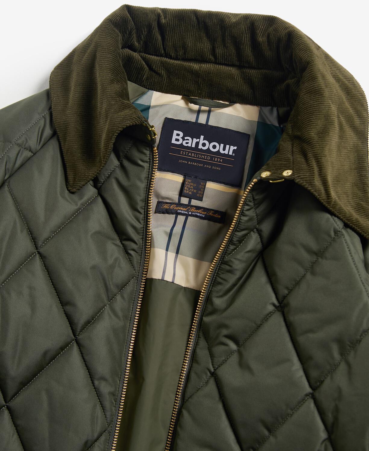 Barbour Dalroy Kapitone Ceket OL71 Olive-Ancient