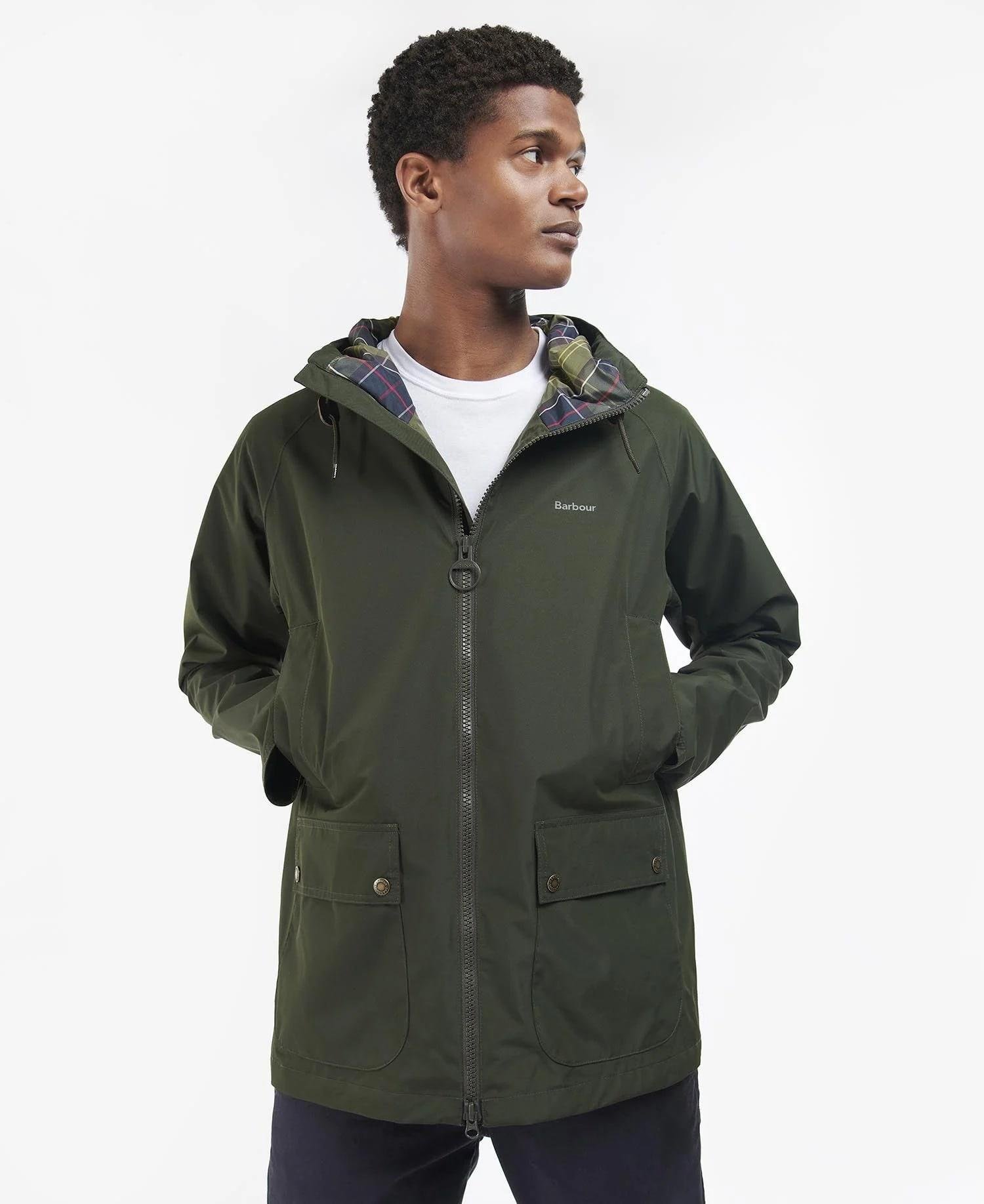 Barbour Hooded Domus Ceket SG71 Sage