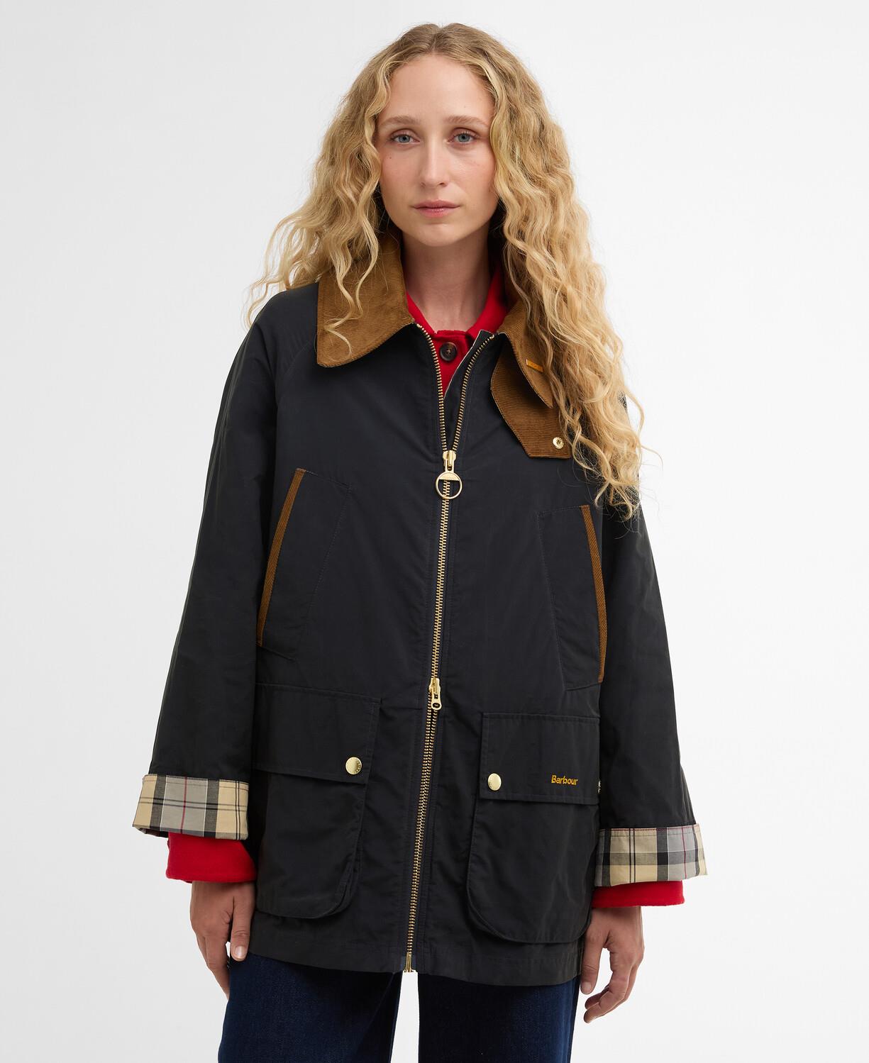 Barbour Icons Bedale Showerproof Ceket NY91 Dark Navy-Dress