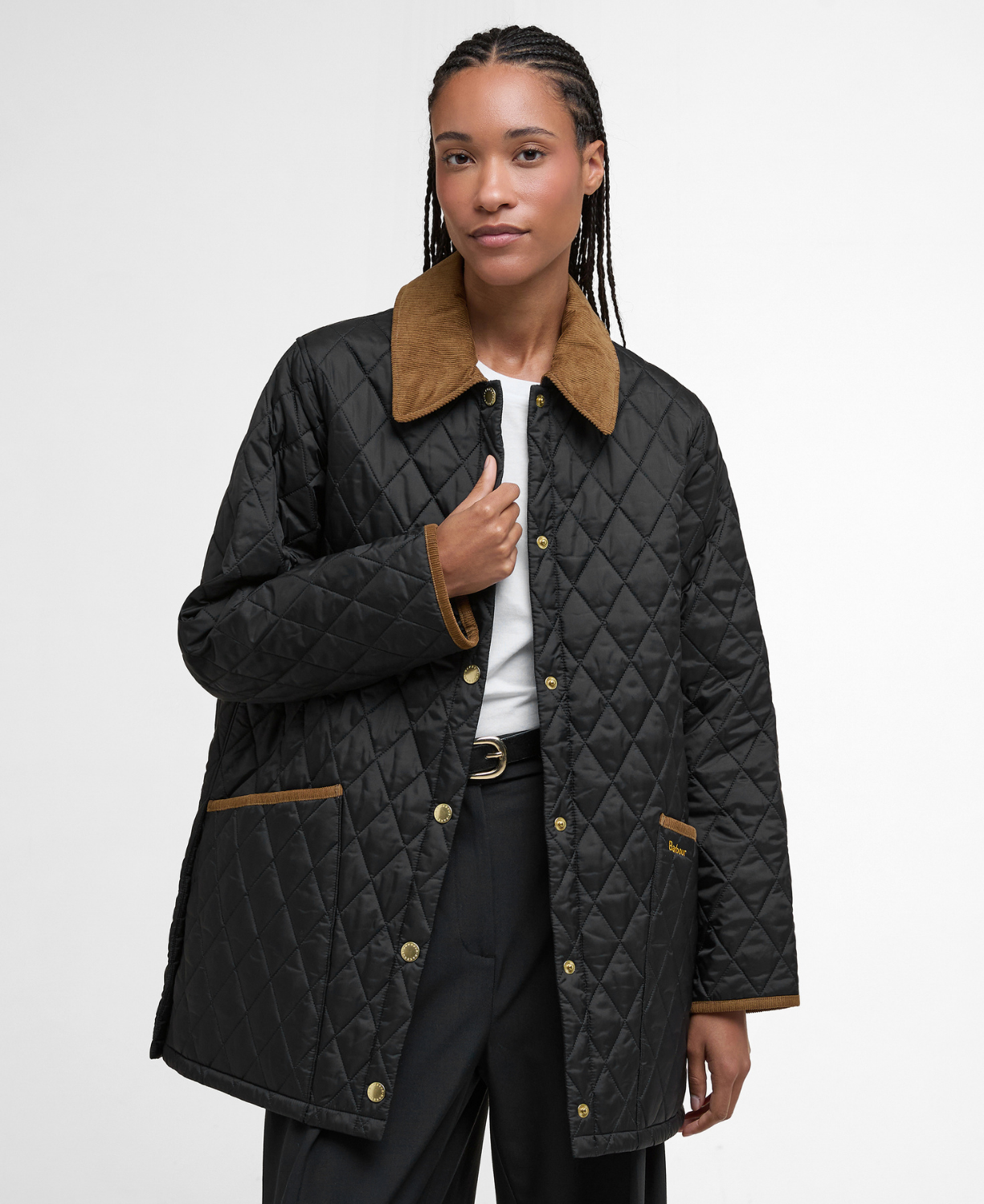 Barbour Icons Modern Liddesdale Kapitone Ceket BK91 Black-Classic