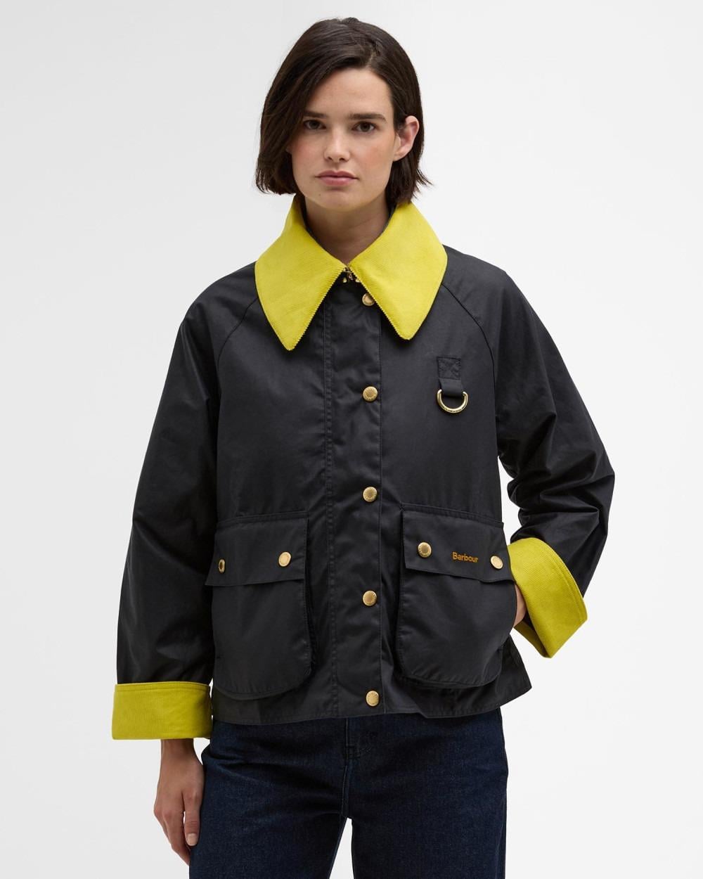 Barbour Icons Spey Yağlı Ceket NY92 Navy-Classic