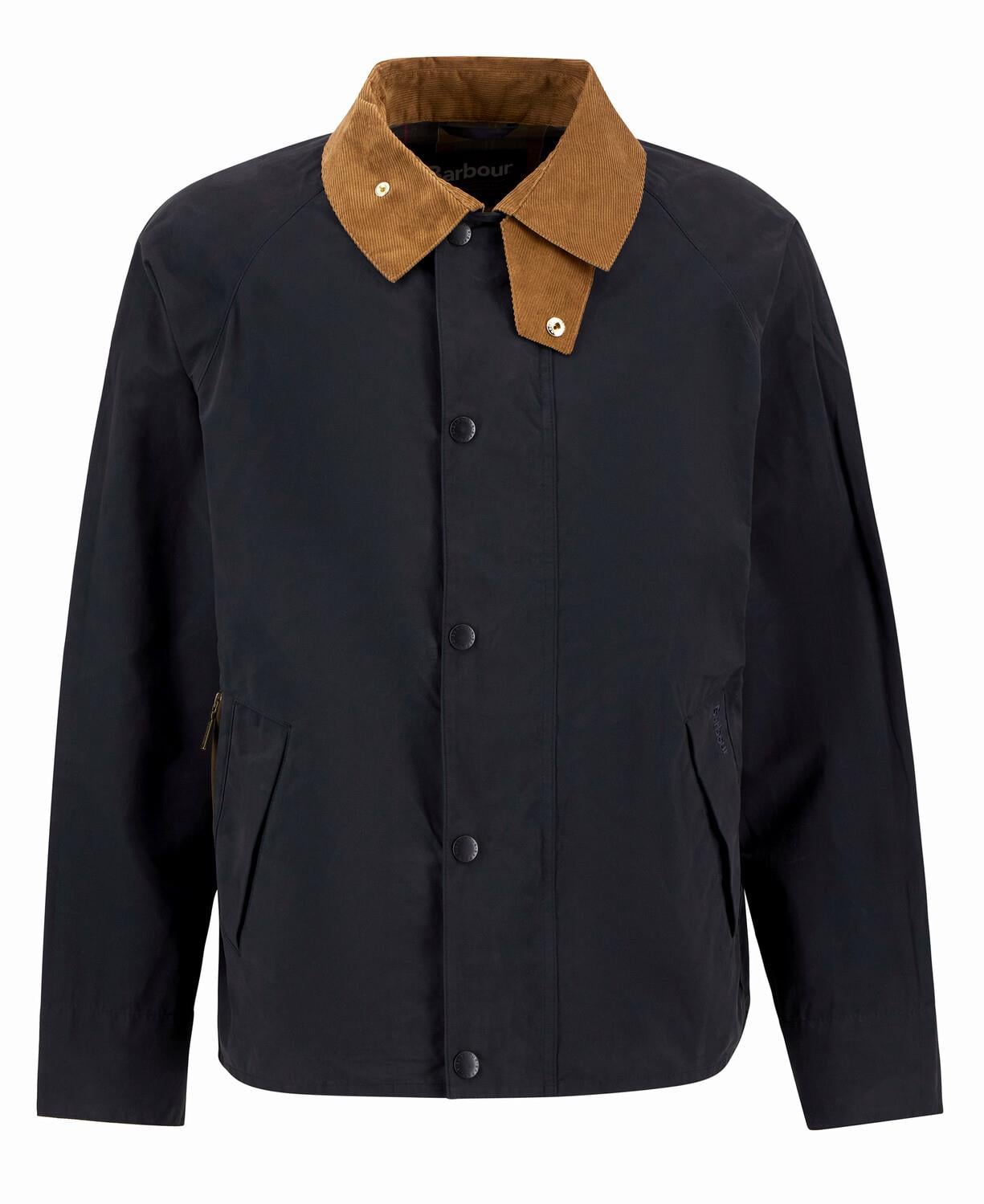 Barbour 38 ×TRANSPORT SHIPS Barbour OS Navy Jacket Wax Transport ジャケット・アウター