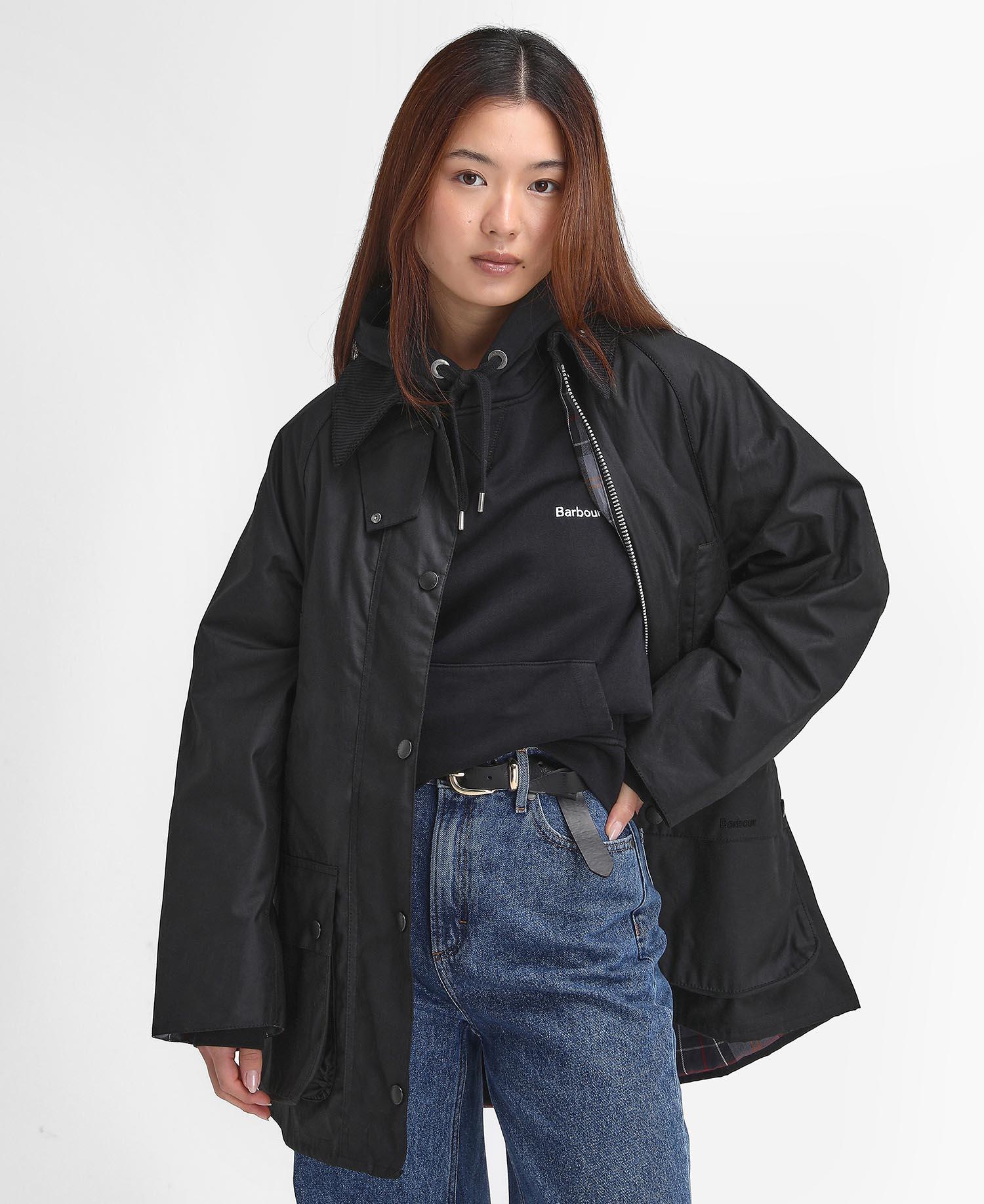 Barbour Kadın Beaufort Yağlı Ceket BK71 Black