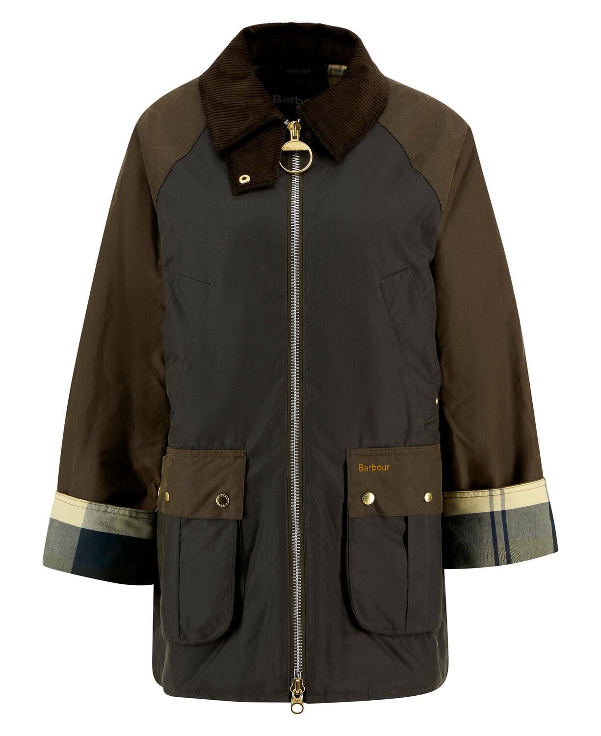 Barbour Kettlewell Yağlı Ceket OL99 Archive Olive-Beech-Ancient