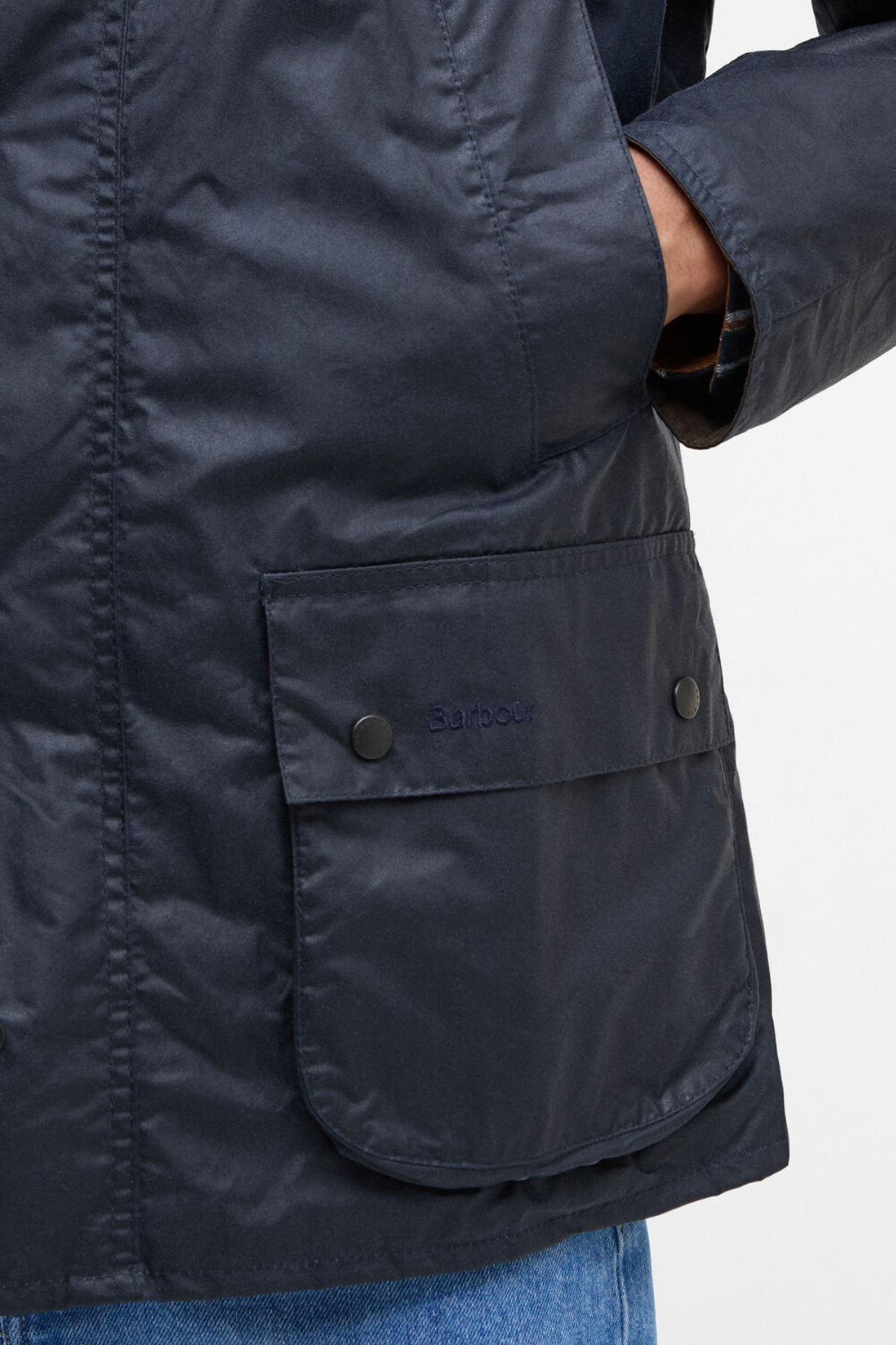 Barbour Lightweight (4oZ) Ashby Yağlı Ceket NY51 Royal Navy