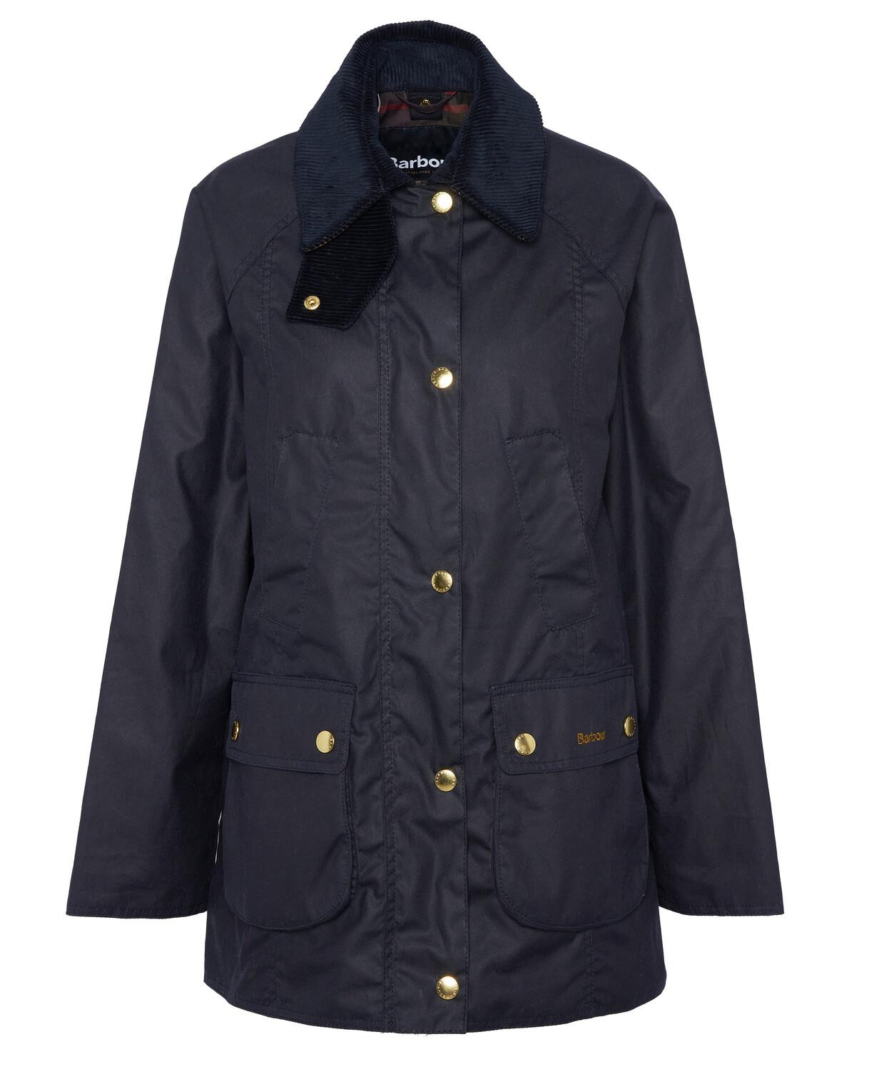 Barbour Modern Beadnell Yağlı Ceket NY92 Navy