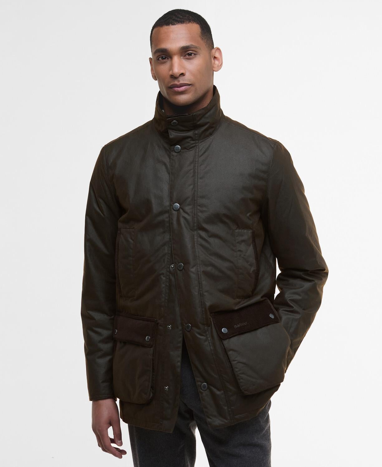 Barbour Modern Border Yağlı Ceket BR91 Dk Brown