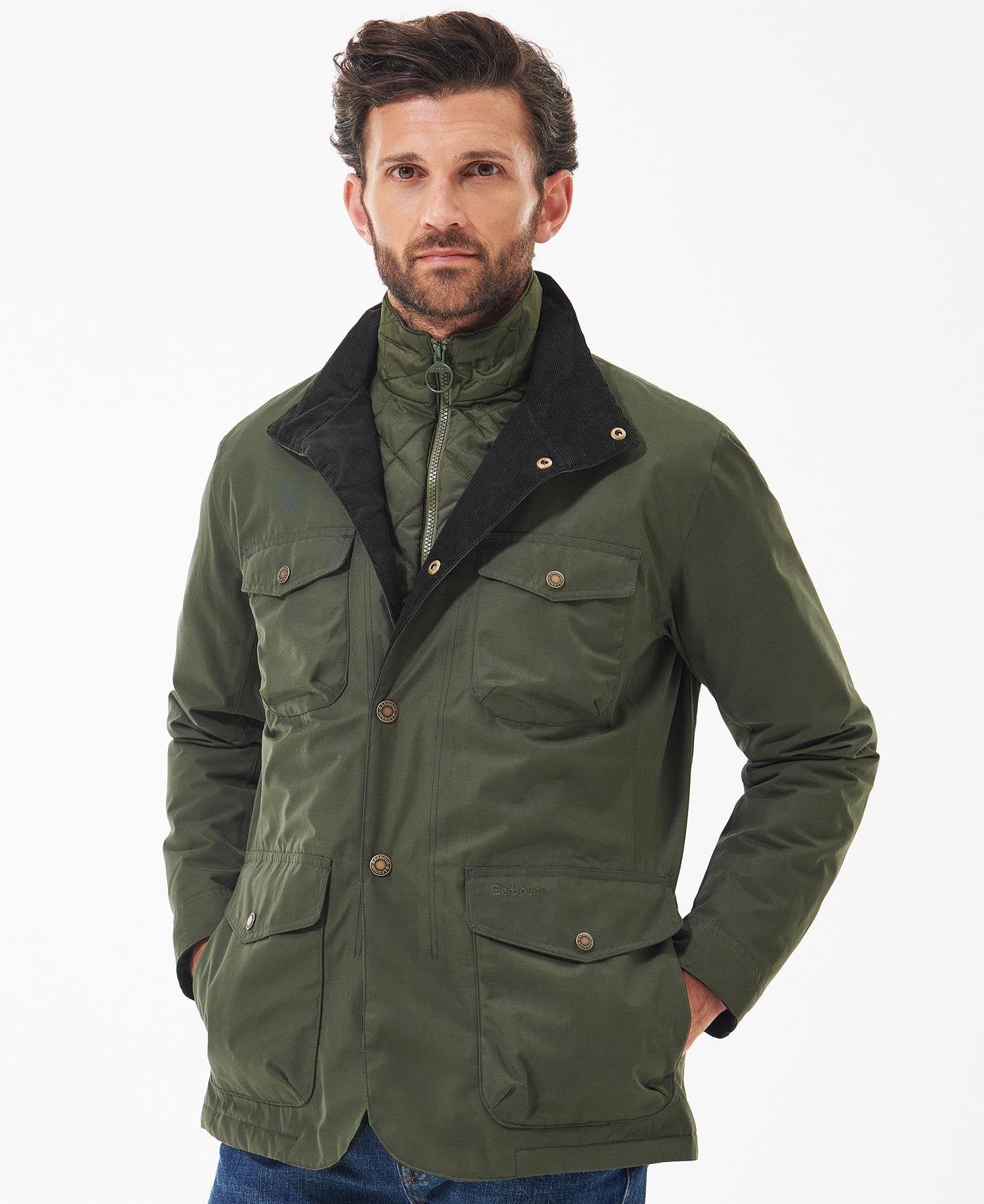 Barbour Ogston Waterproof Ceket OL91 Olive