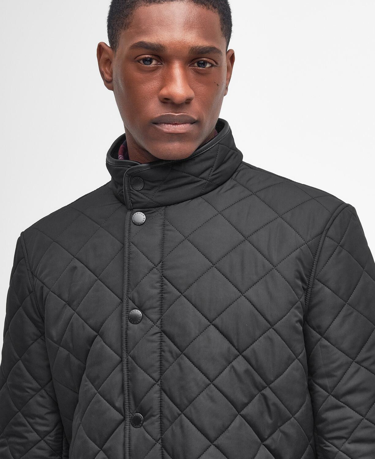 Barbour Powell Polar Kapitone Ceket BK11 Black