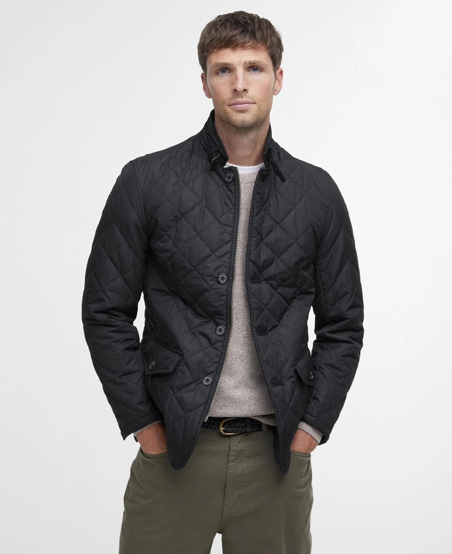 Barbour Quilted Lutz Ceket BK11 Black