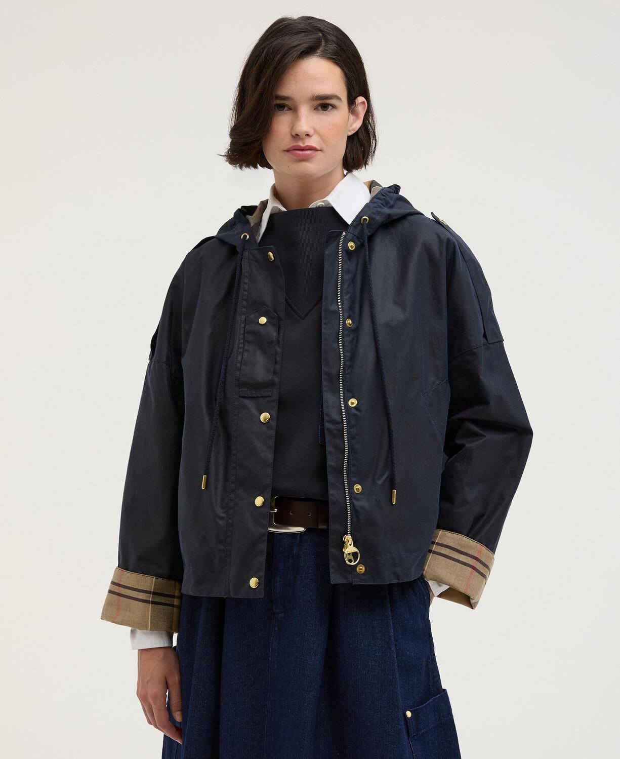 Barbour Ryedale Yağlı Ceket NY71 Royal Navy