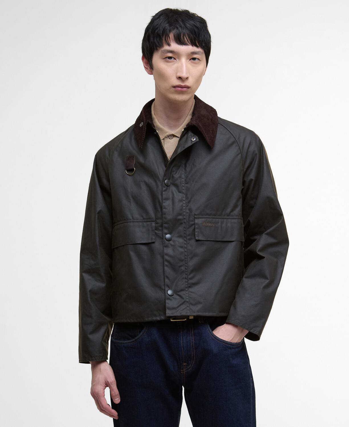 ジャケット・アウター Barbour spey jacket Barbour Spey Slim Yağlı Ceket OL51 Olive