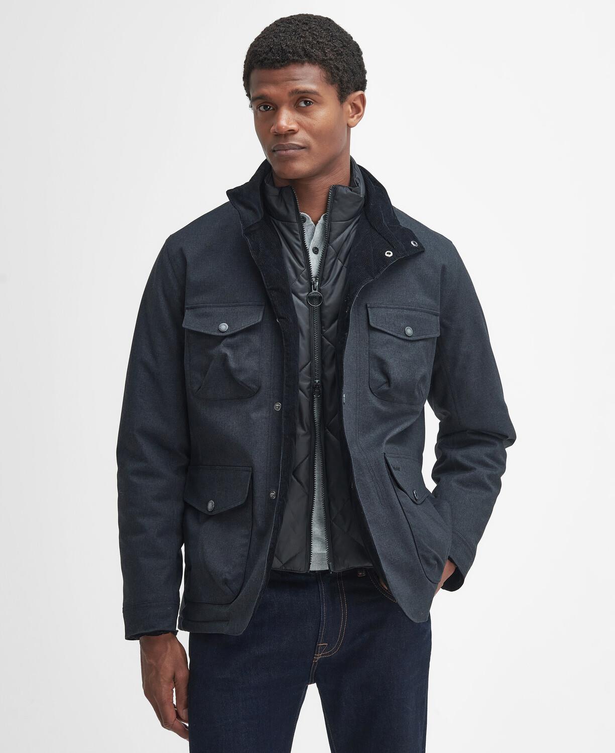 Barbour Winter Ogston Waterproof Ceket BK11 Black
