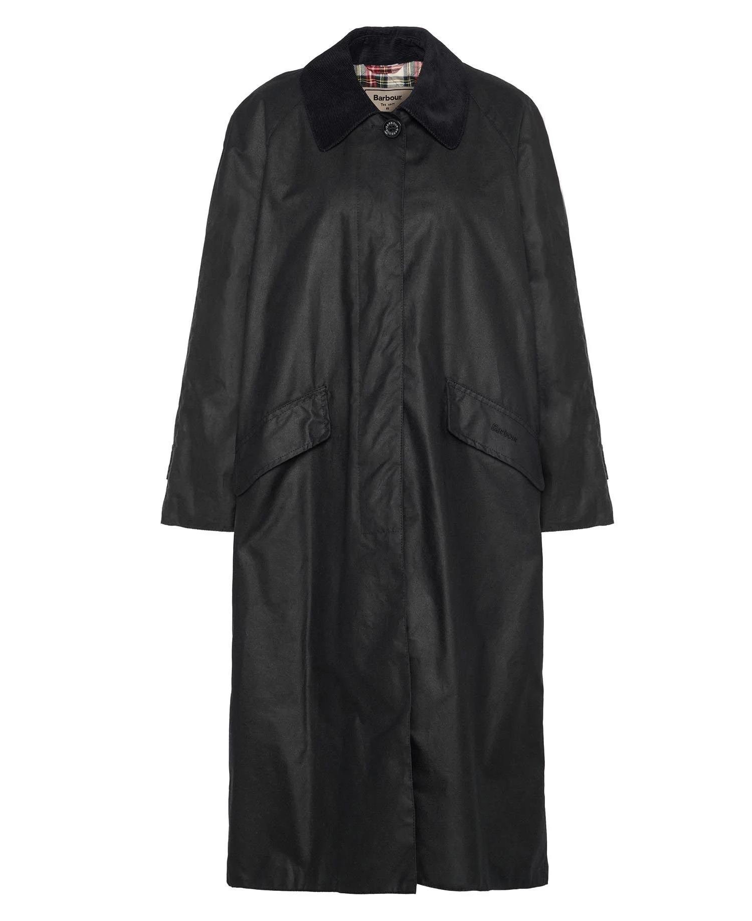 Barbour X Alexa Dorothy Yağlı Ceket BK71 Black-Light House Red