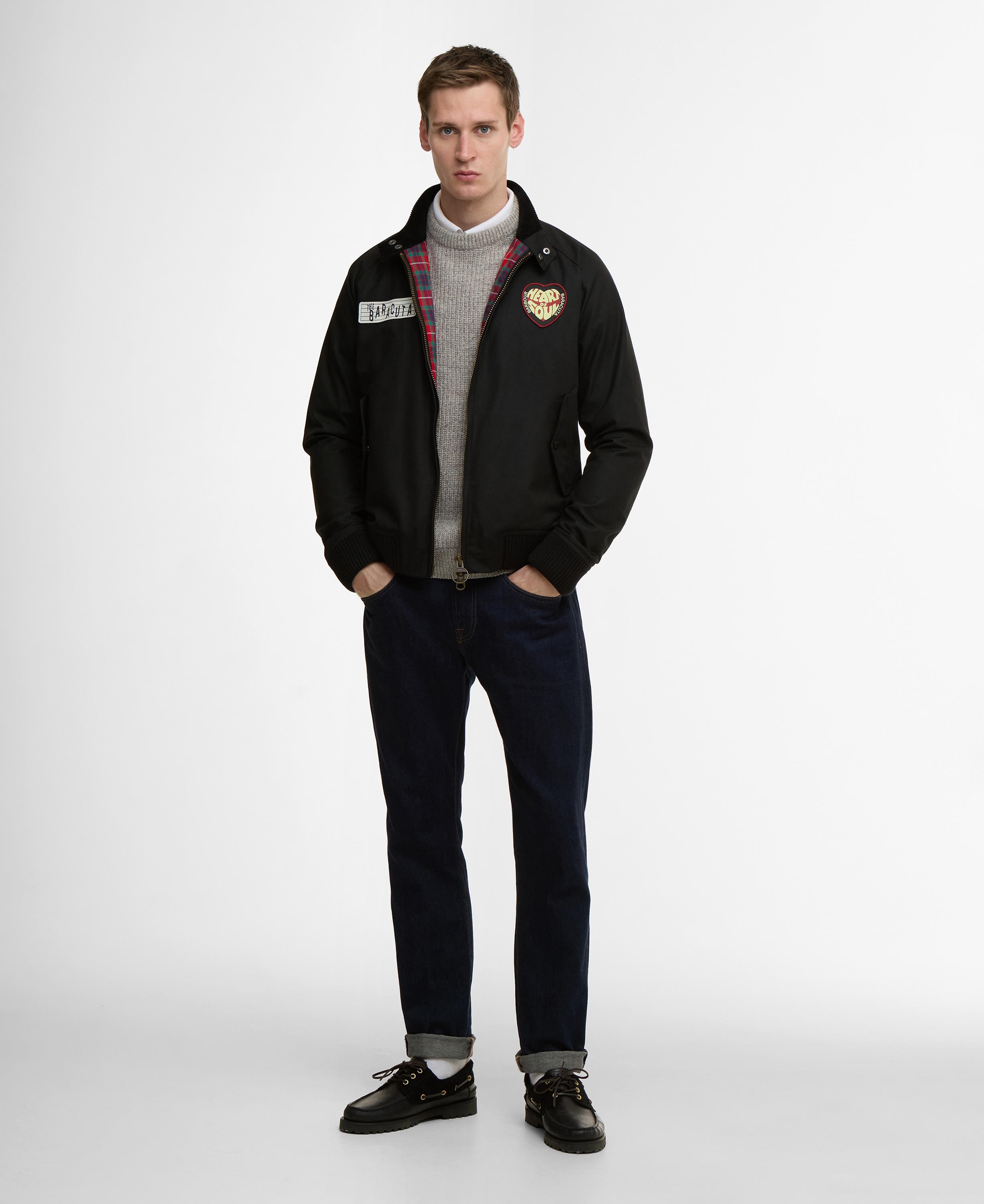 Barbour x Baracuta Badged Porton Yağlı Ceket BK31 Black