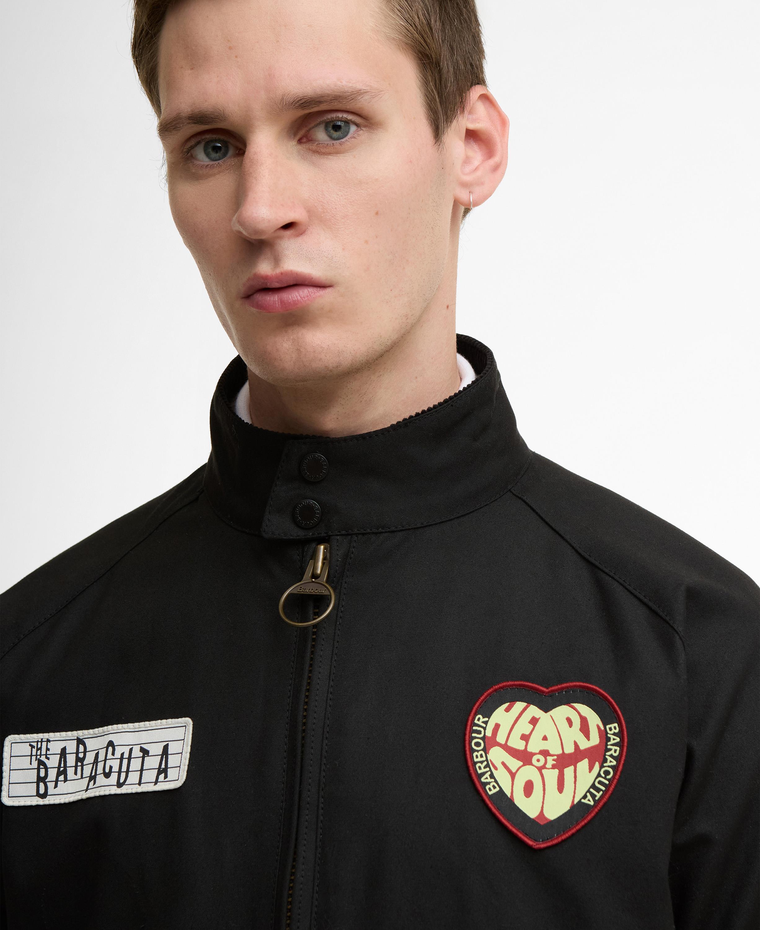 Barbour x Baracuta Badged Porton Yağlı Ceket BK31 Black