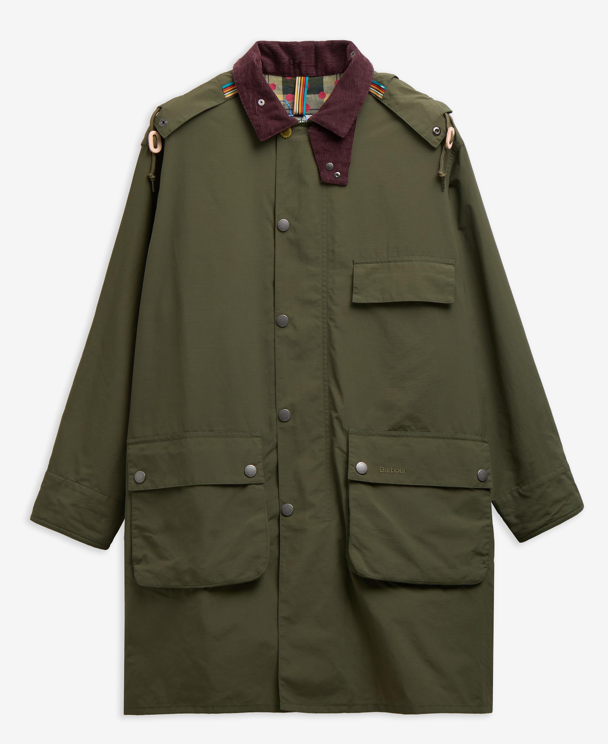 BARBOUR×PaulSmith 春コート Barbour x Paul Smith Casual Parka OL52 Fern