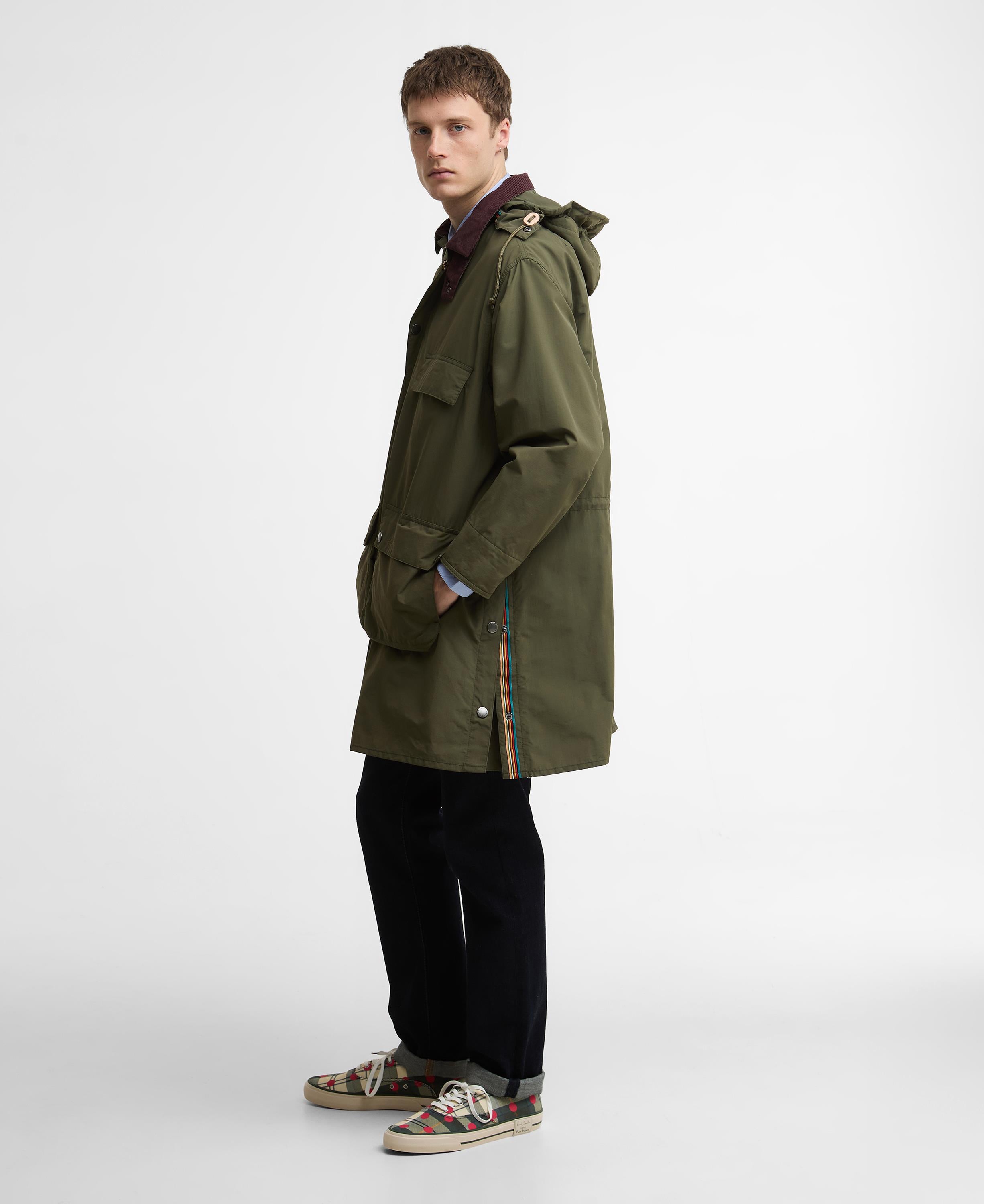 BARBOUR×PaulSmith 春コート Barbour x Paul Smith Casual Parka OL52 Fern