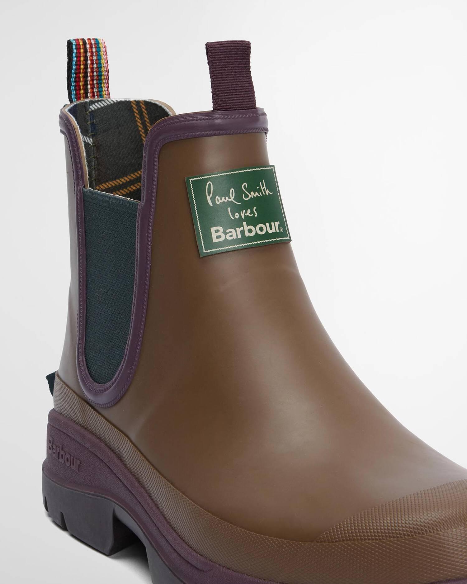 Barbour x Paul Smith Chelsea Welly Bot TA51 Tan