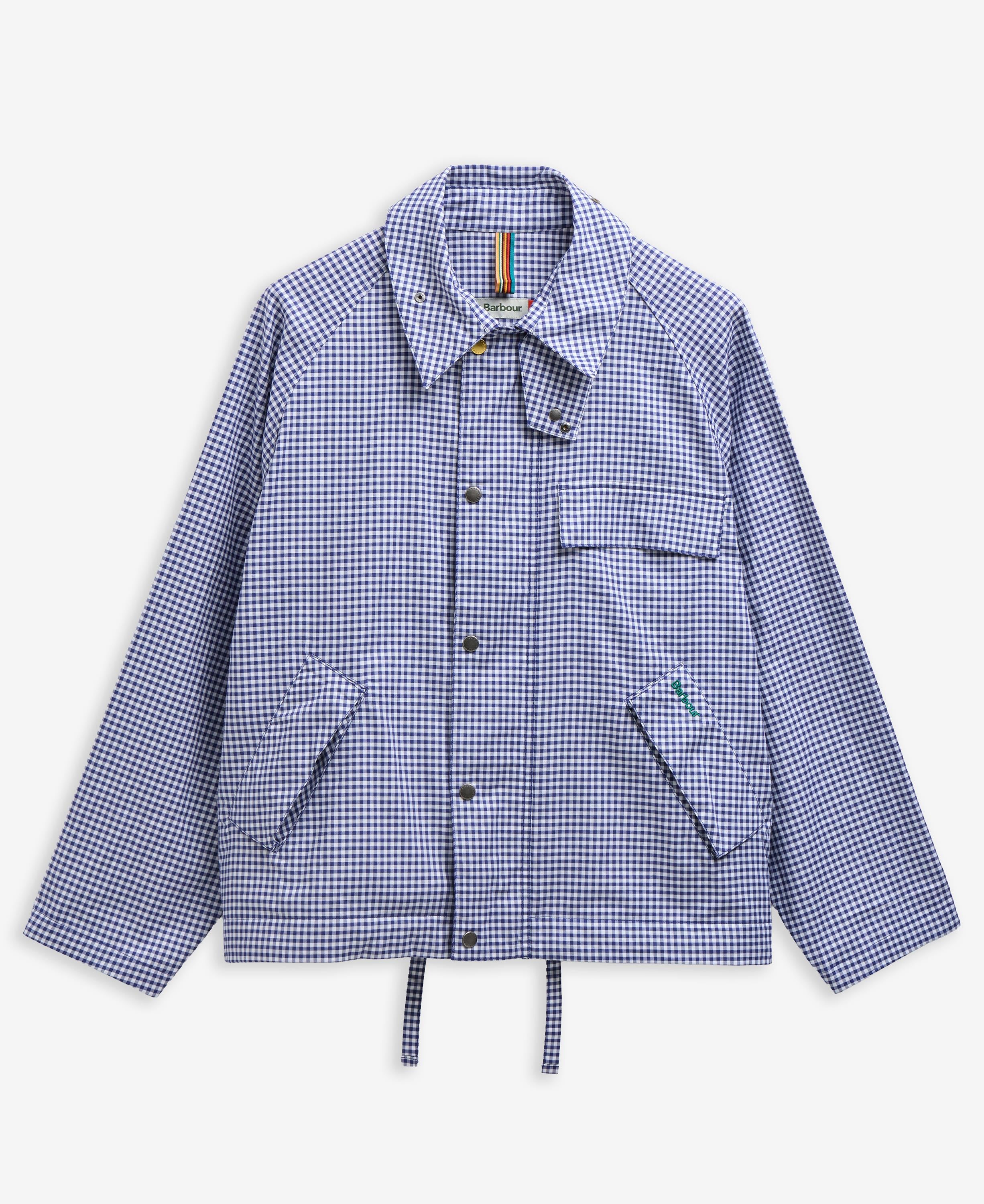 Barbour x Paul Smith Transport Shirt Casual Ceket NY71 Navy-White