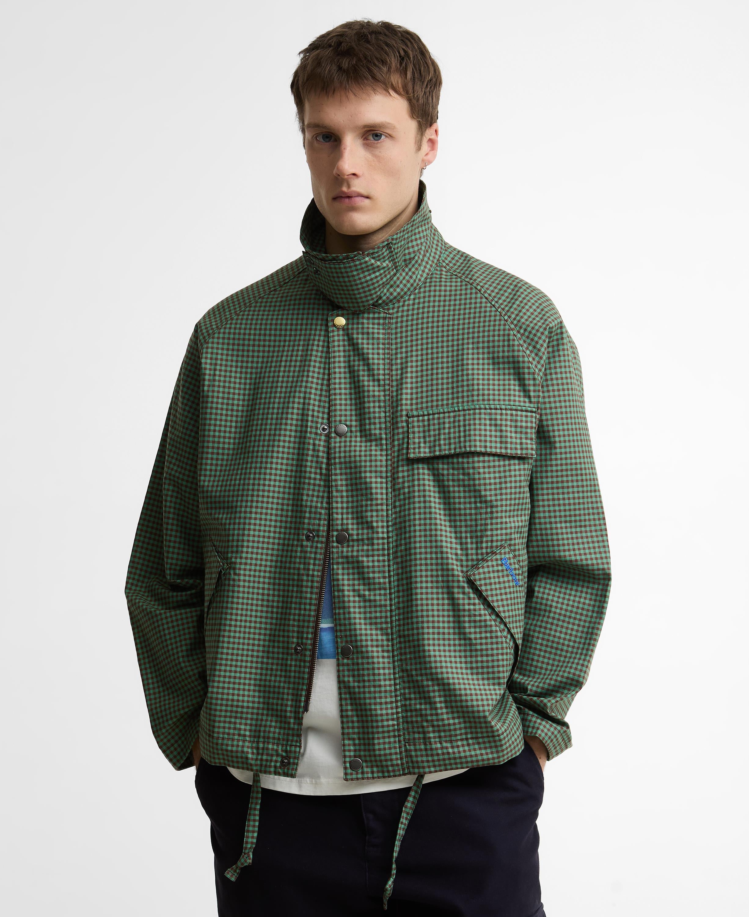 Barbour x Paul Smith Transport Shirt Casual Ceket GN52 Green-Brown