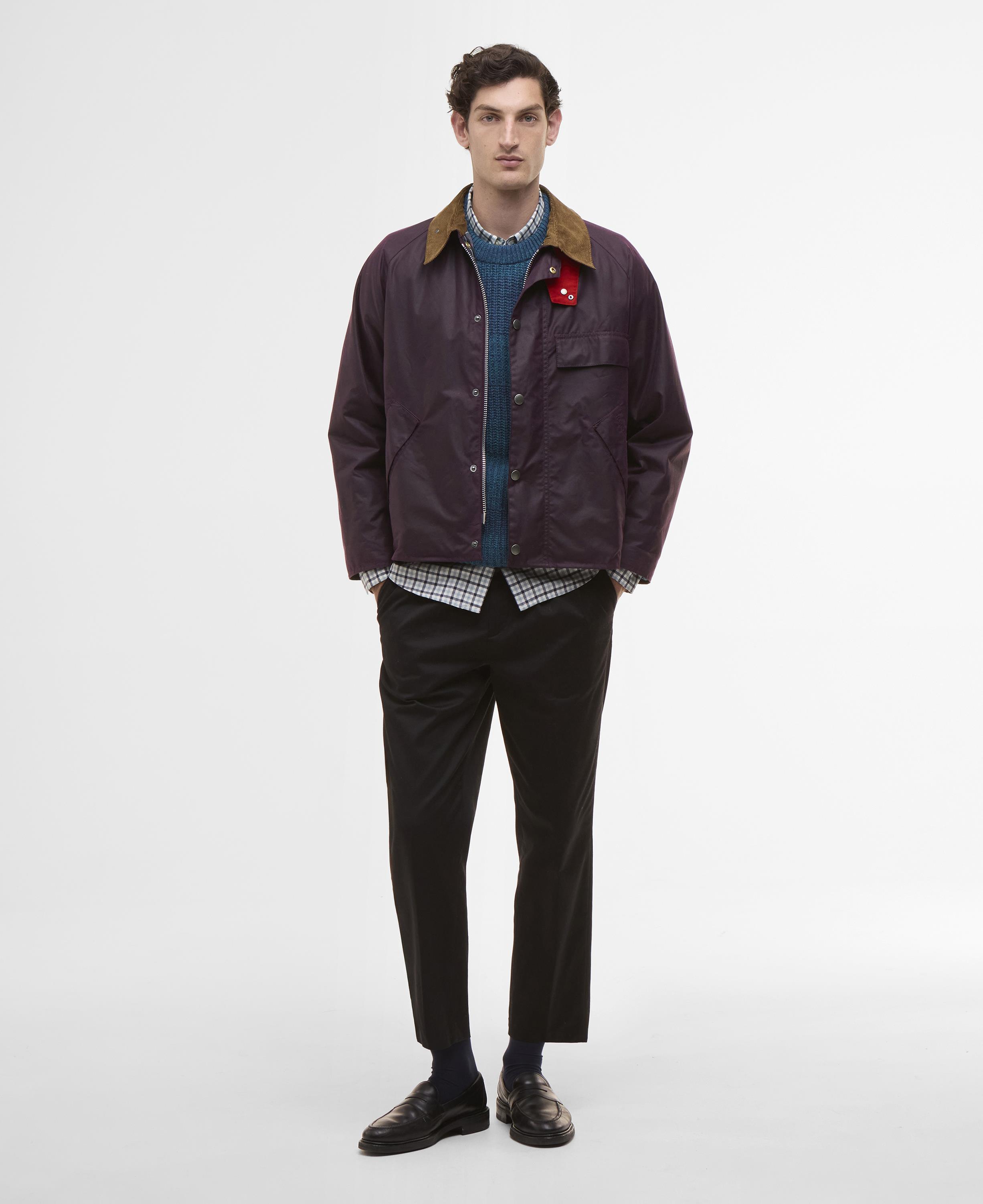 Paul Smith × Barbour Transport 38 Barbour x Paul Smith Transport Yağlı Ceket PU71 Grape