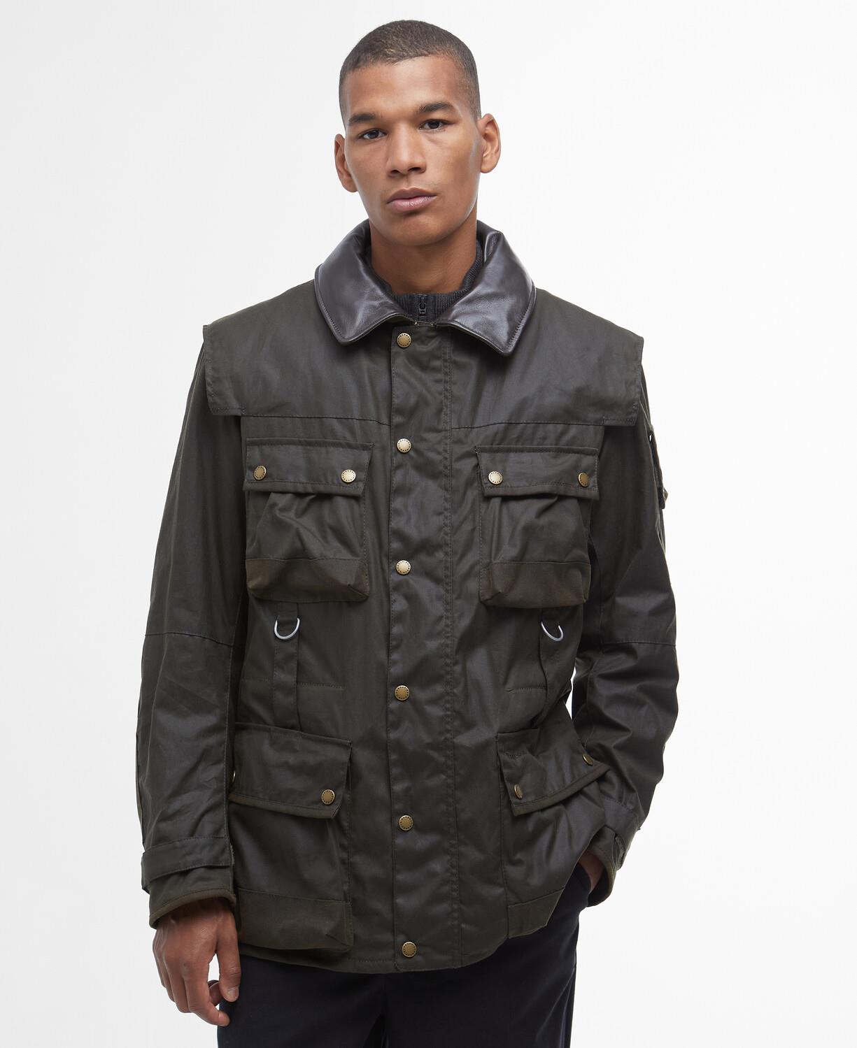 ジャケット・アウター Barbour Barbour x TO KI TO Field Yağlı Ceket OL71 Olive