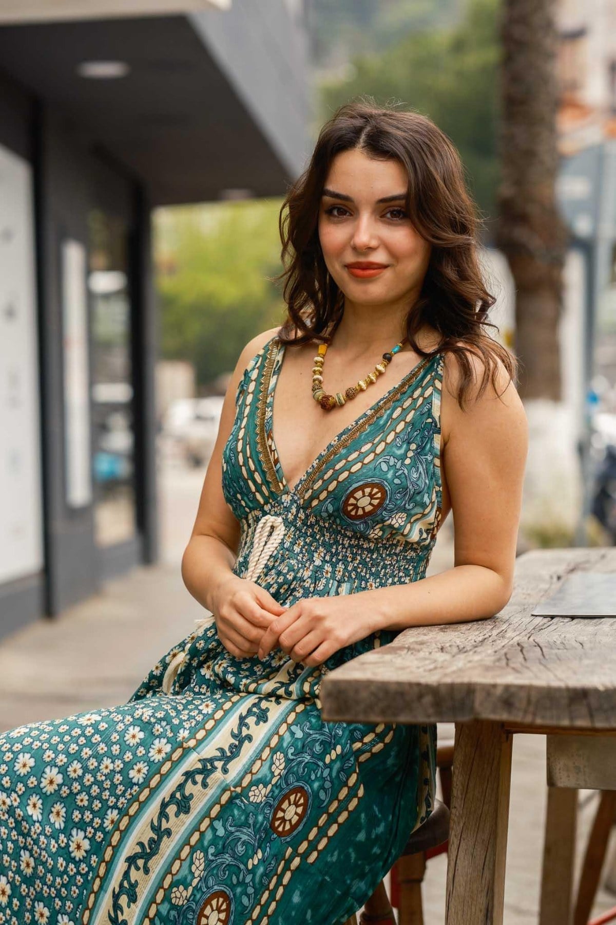 Kabile Işıltısı Kolye