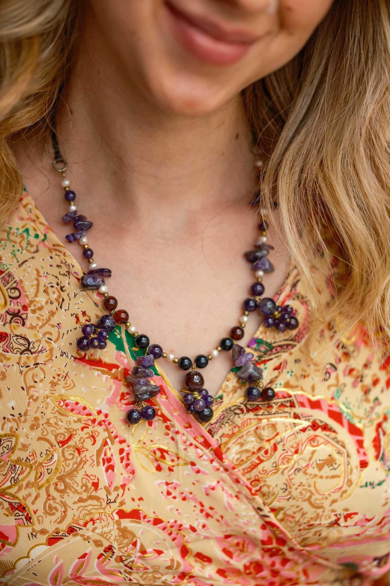 Amethyst Dreams Kolye