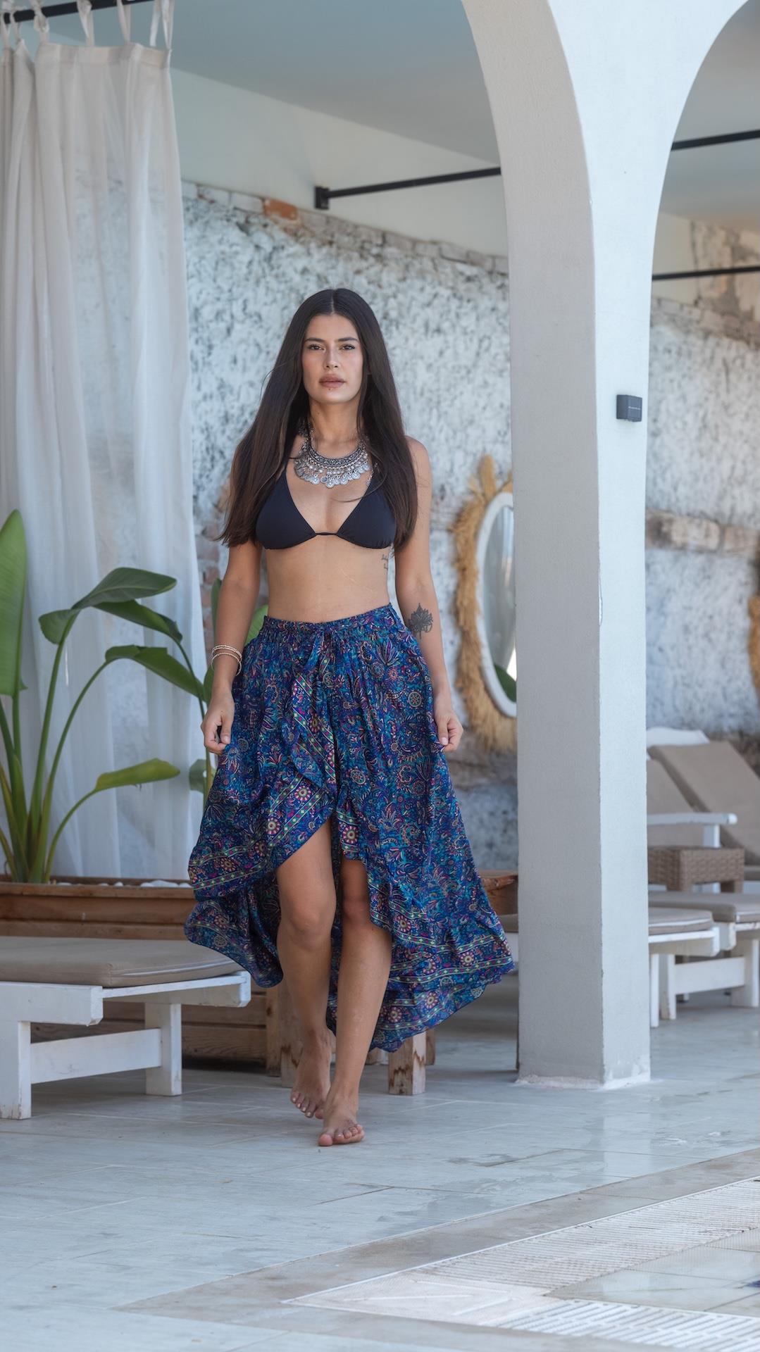 Bohemian Dreamer İpek Şort Etek